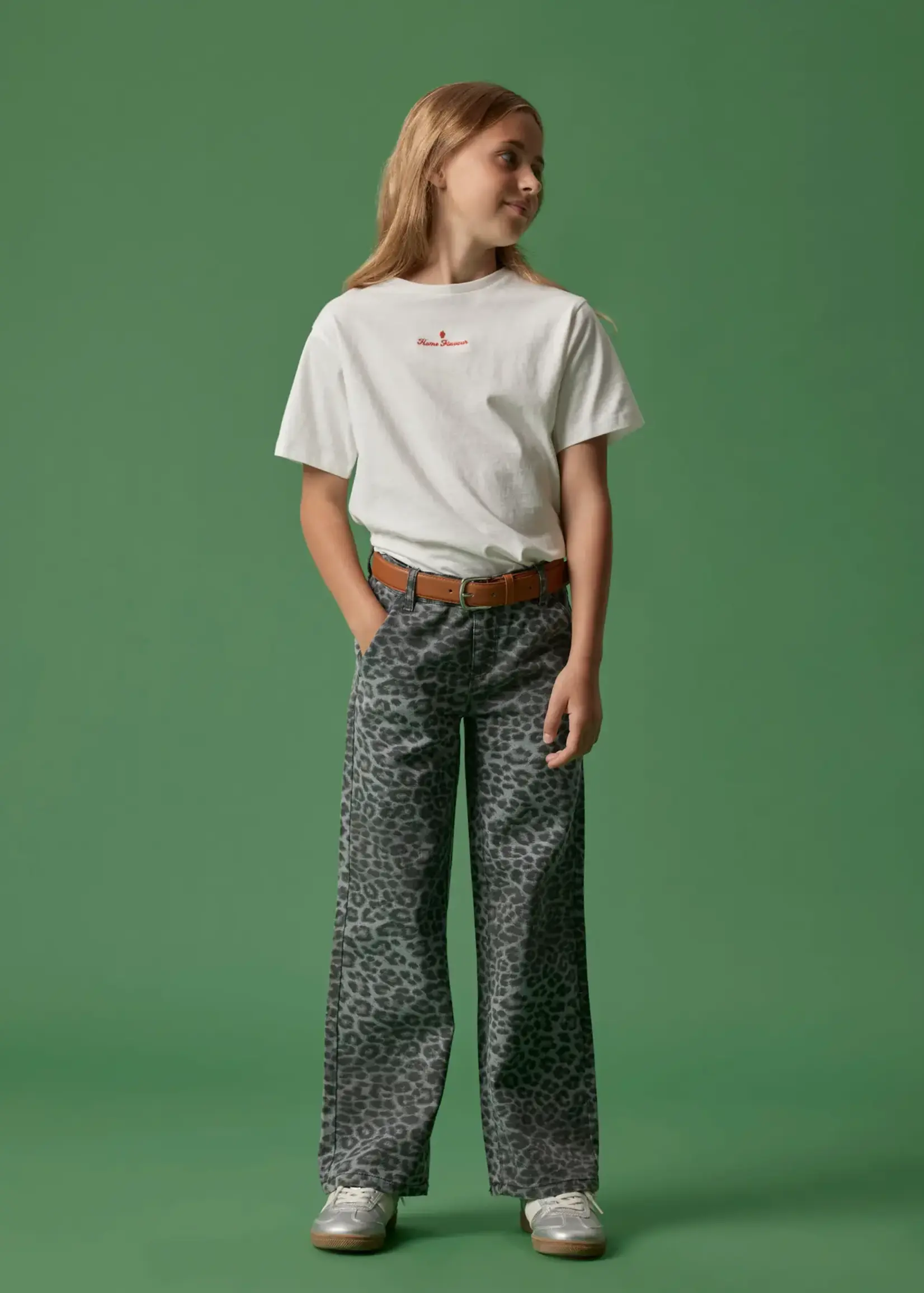 Name It Name It | NKFROSE WIDE TWI PANTS 4444-TD - Grey Leopard