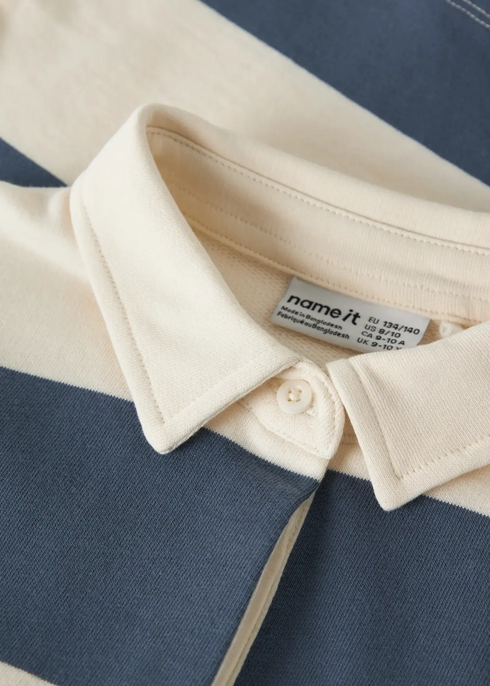 Name It Name It | NKFLIRIK LS RLX POLO SWEAT UNB -  Vintage Indigo
