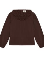 En Fant En Fant | T-shirt LS Collar – Deep Mahogany