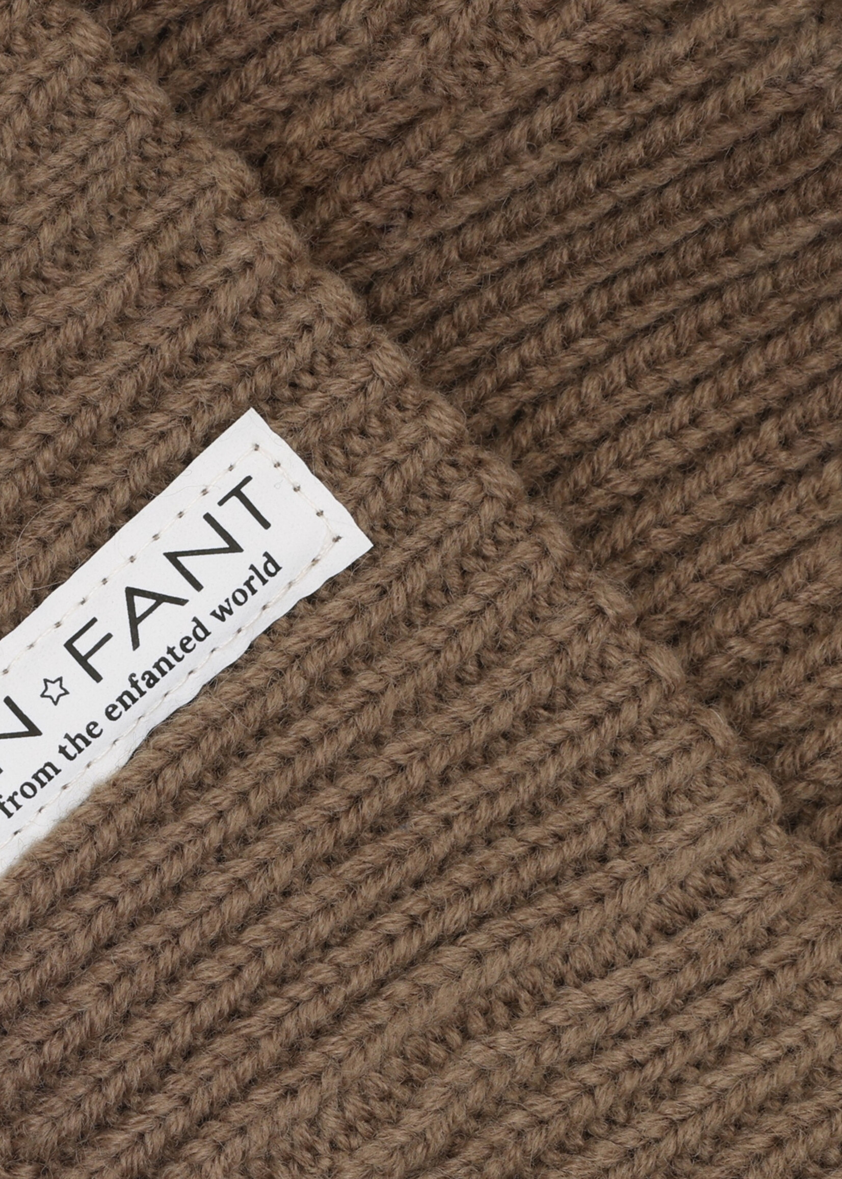 En Fant En Fant | Beanie w. Lining – Pine Bark