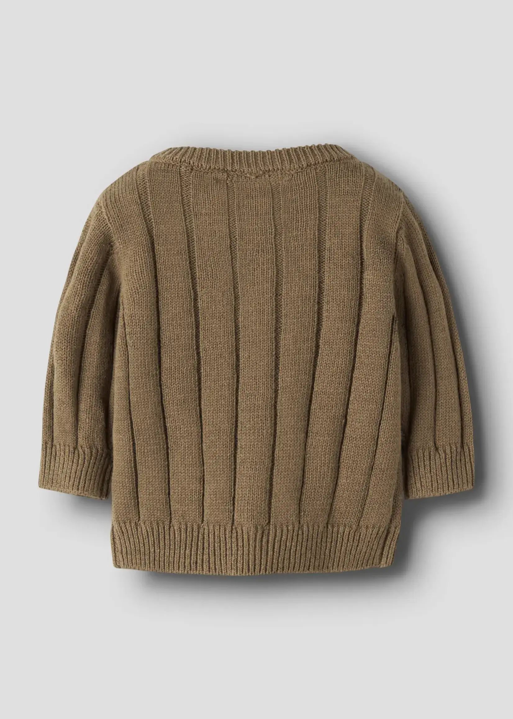 Lil’ Atelier Lil' Atelier | NBMLOMON LS KNIT CARD LIL - Kangaroo