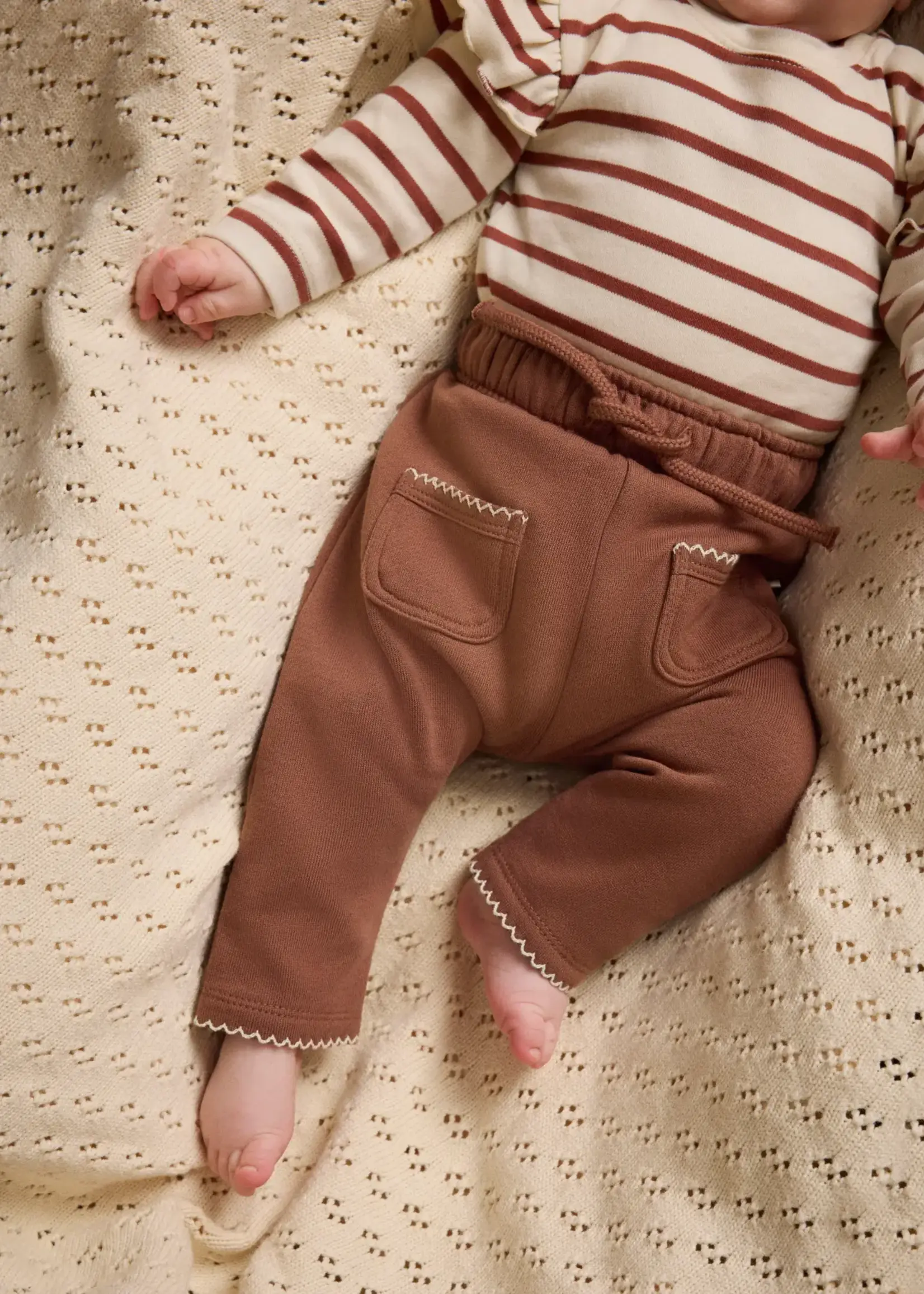 Lil’ Atelier Lil' Atelier | NBFKILANO REB LOOSE SWEAT PANTS LIL - Maple Syrup