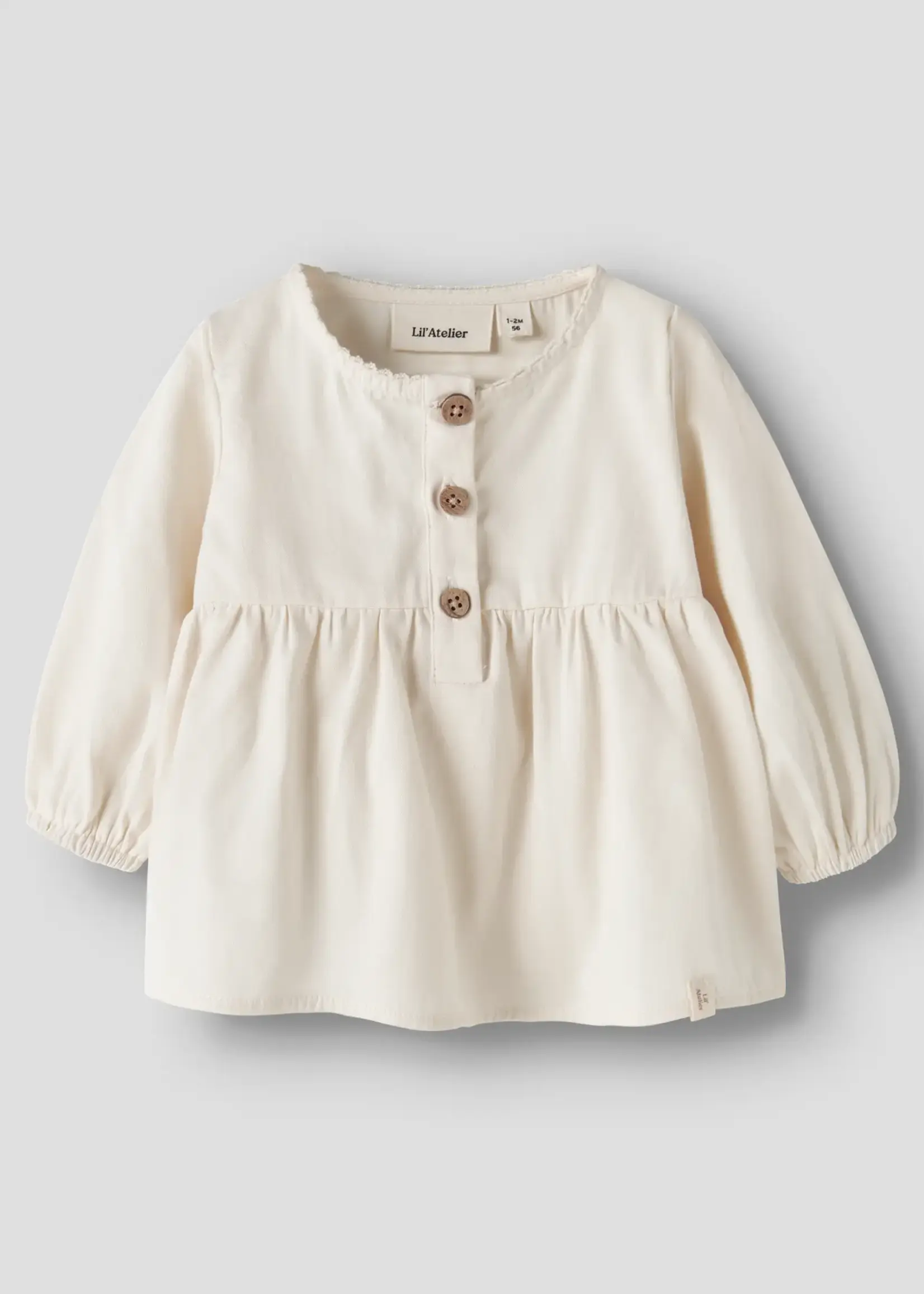 Lil’ Atelier Lil' Atelier | NBFLOLIA LS LOOSE SHIRT LIL - Turtledove