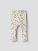 Lil’ Atelier Lil' Atelier | NBFLAGO MER SLIM ;EGGINGS LIL - Turtledove/Rose Flower