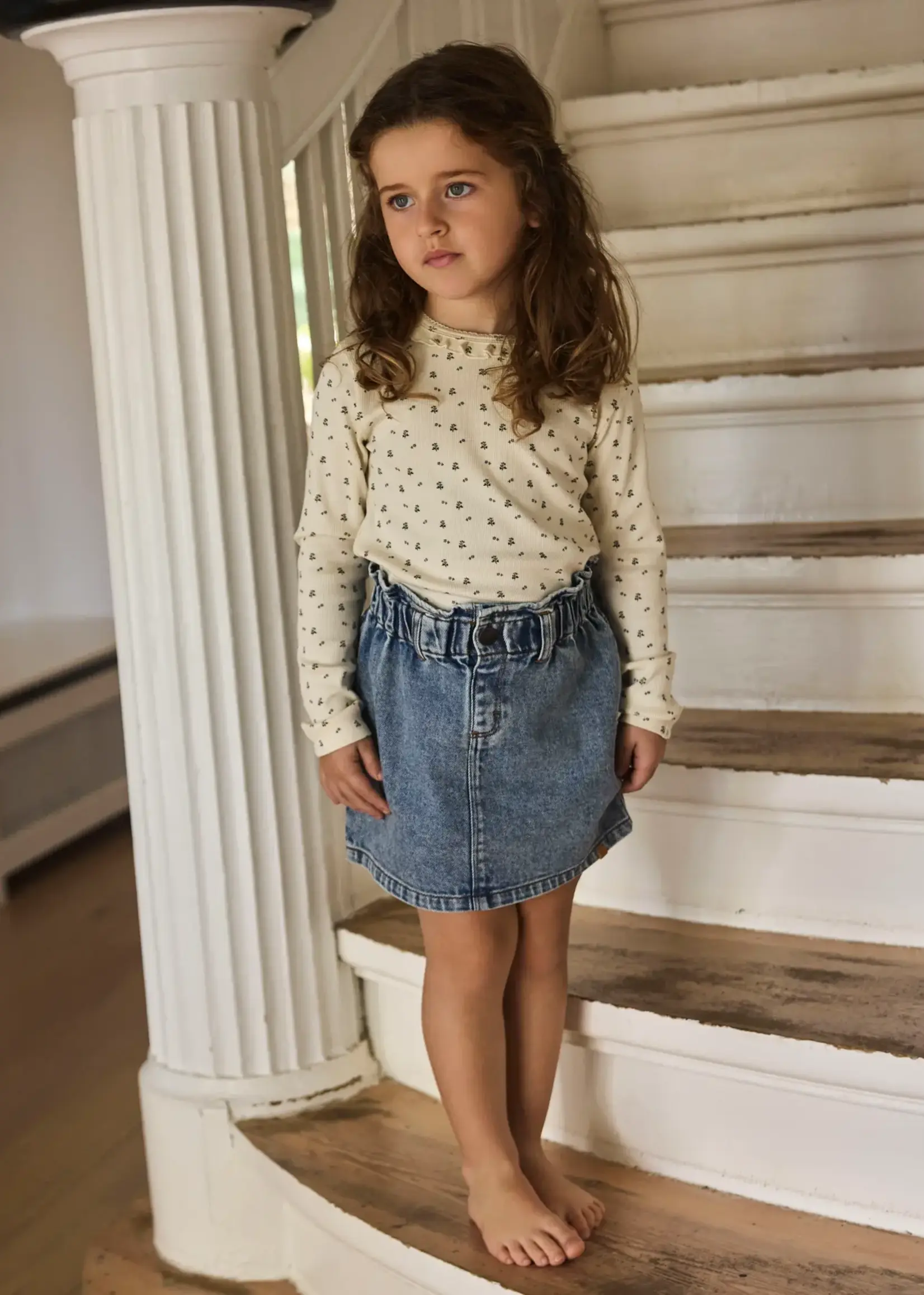 Lil’ Atelier Lil' Atelier | NMFKAROLE DNM SKIRT 2433-CJ LIL - Medium Blue Denim