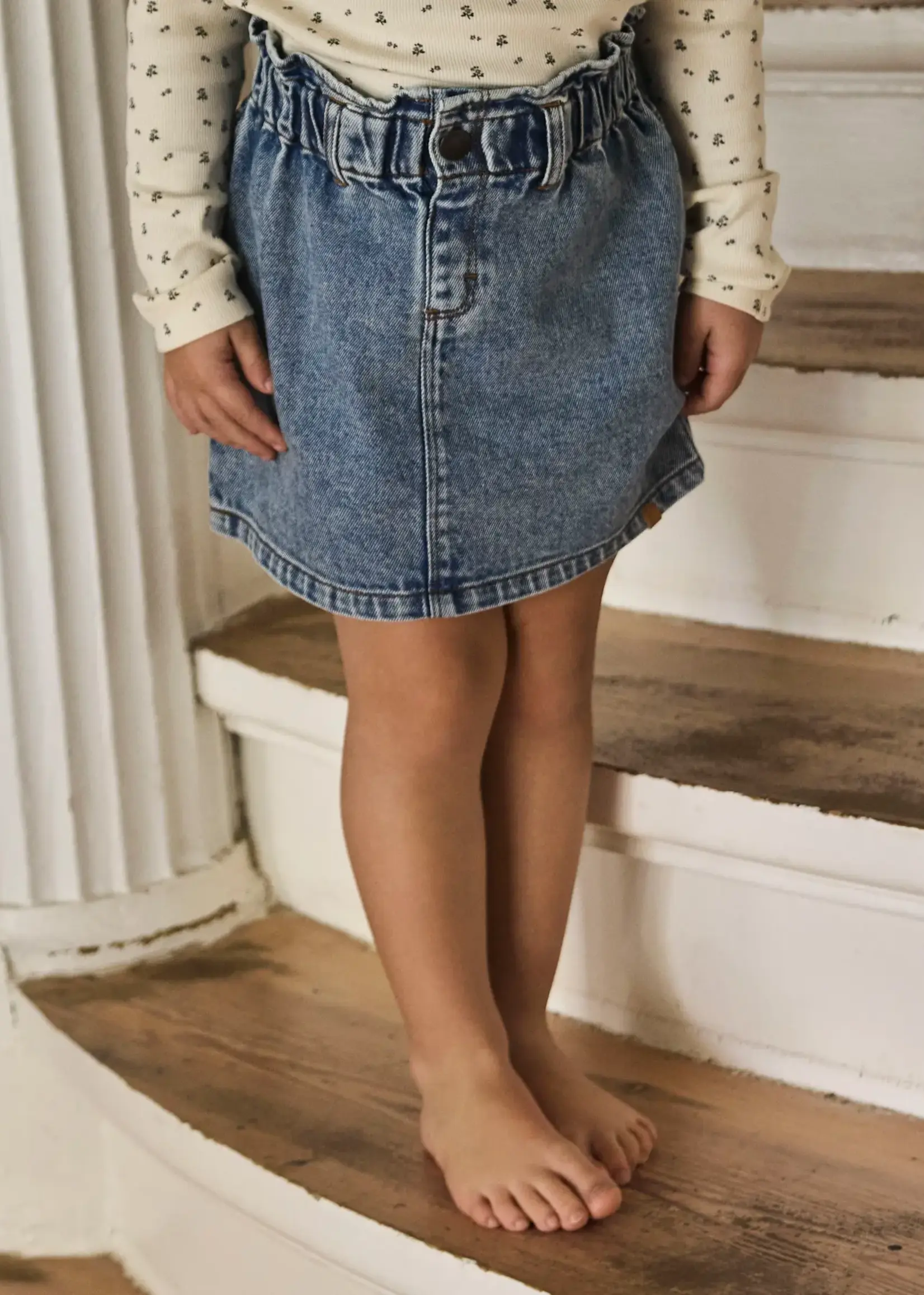 Lil’ Atelier Lil' Atelier | NMFKAROLE DNM SKIRT 2433-CJ LIL - Medium Blue Denim