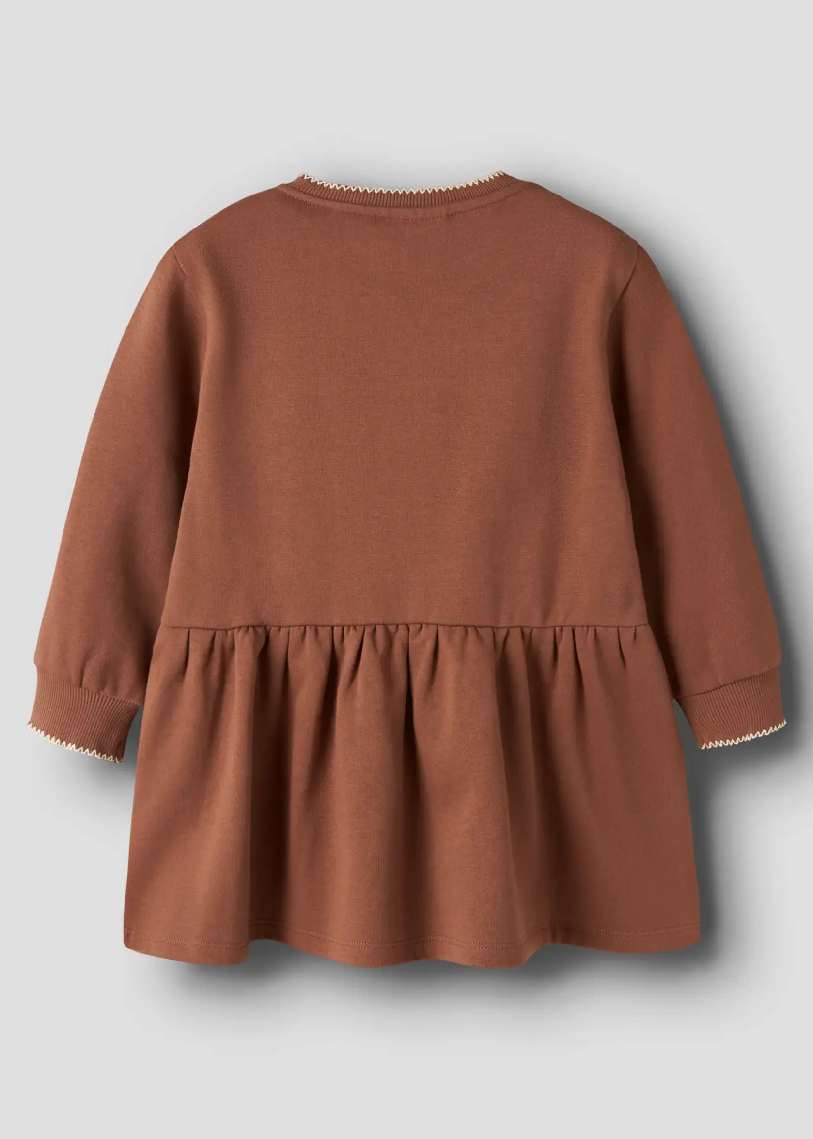 Lil’ Atelier Lil' Atelier | NMFKILANO RUJ LS  LOOSE SWEAT DRESS LIL - Maple Syrup