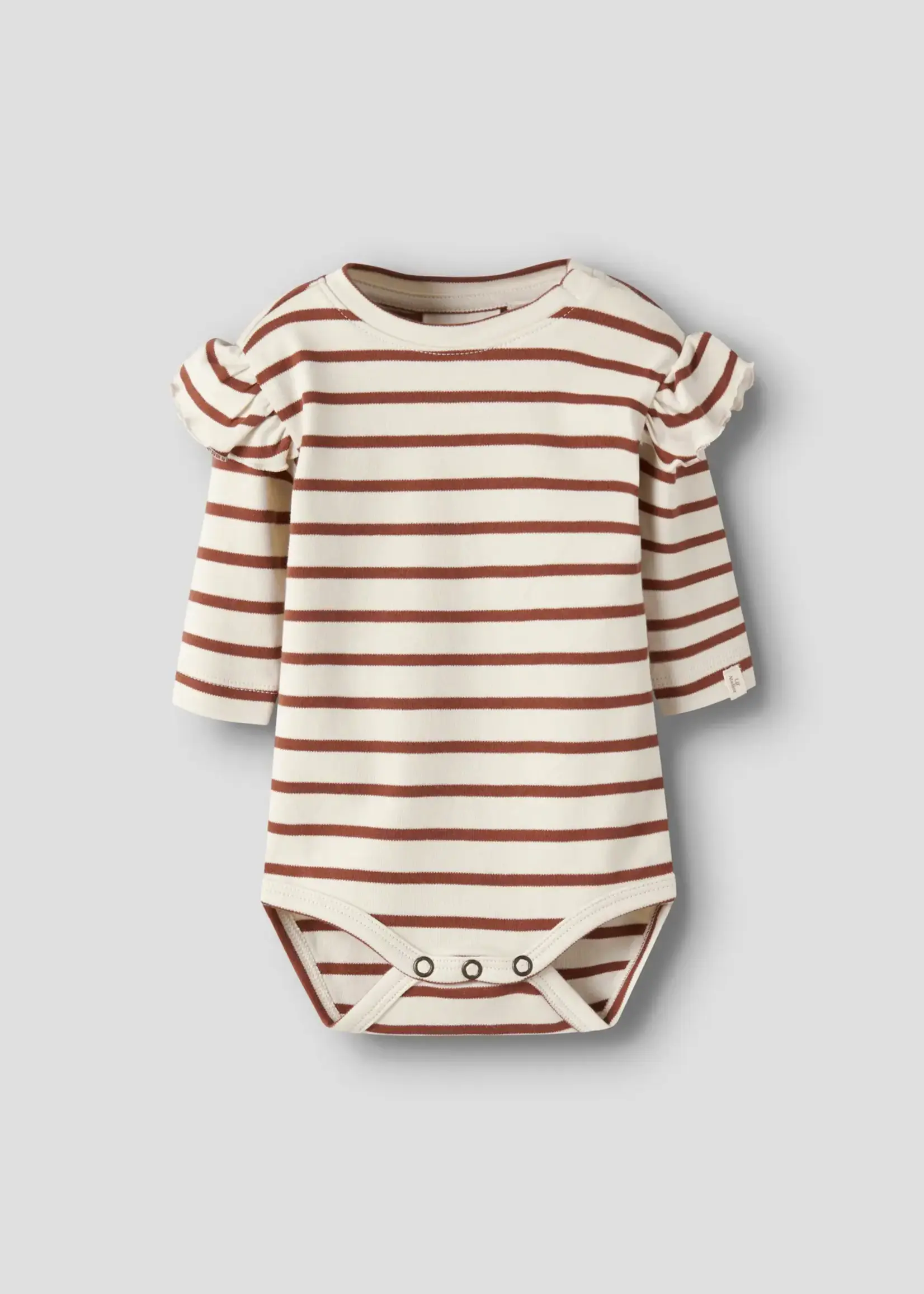 Lil’ Atelier Lil' Atelier | NBFLIMIA MIA LS BODY LIL - Turtledove/Maple Syrup