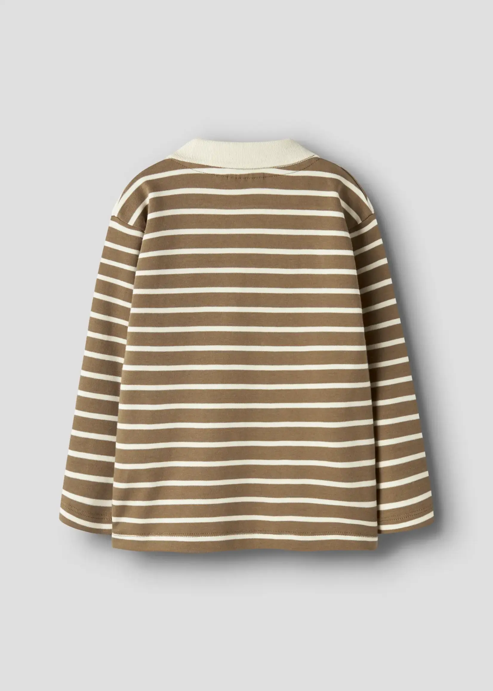 Lil’ Atelier Lil' Atelier | NMMLIMIA LS LOOSE POLP TOP LIL - Kangaroo/Turtledove