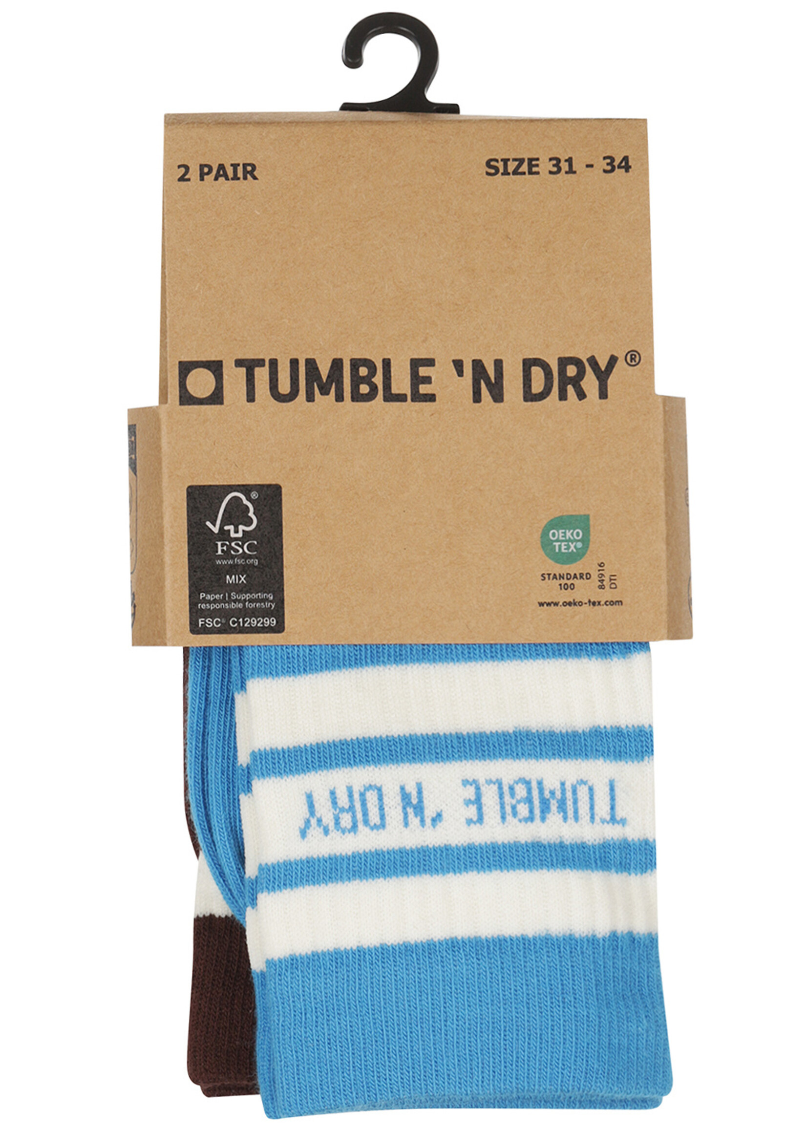 Tumble 'n Dry Tumble 'N Dry | TND Tumble Socks colour 2-pack - swedish blue