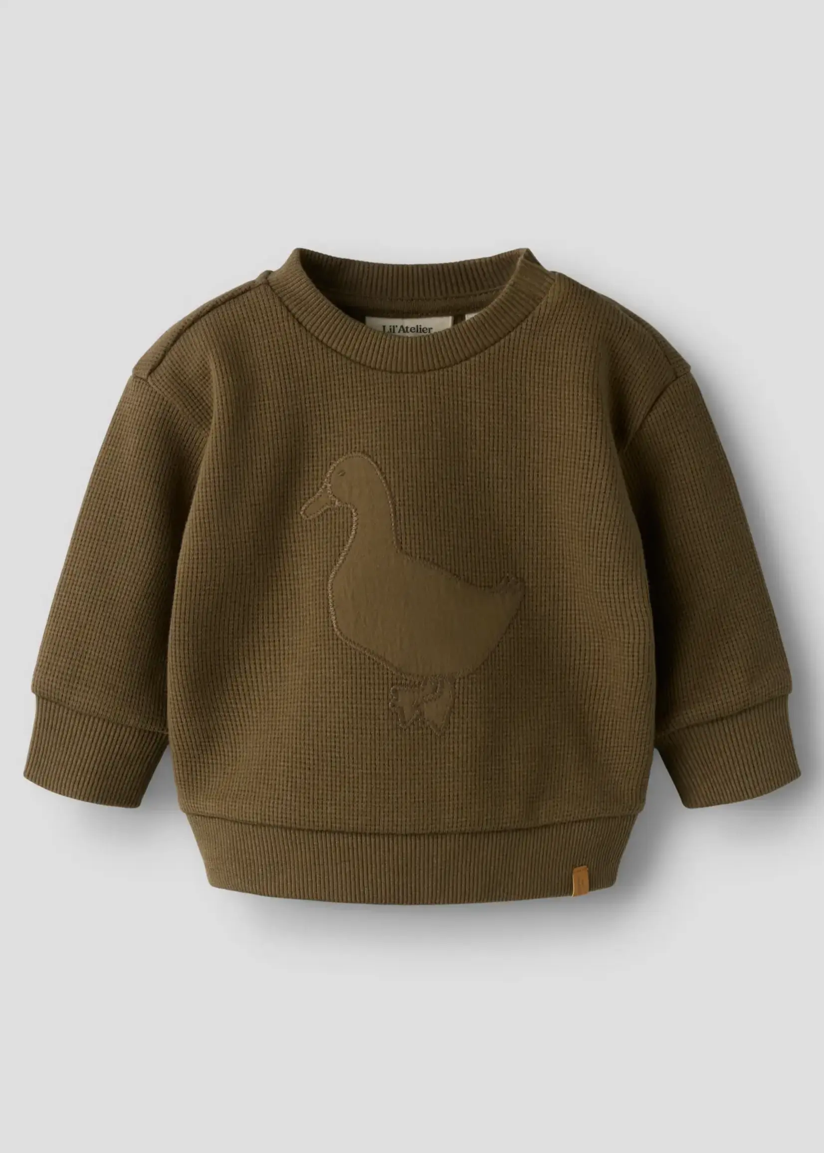 Lil’ Atelier Lil'Atelier | NBMNAFFEL loose sweat lil - Teak