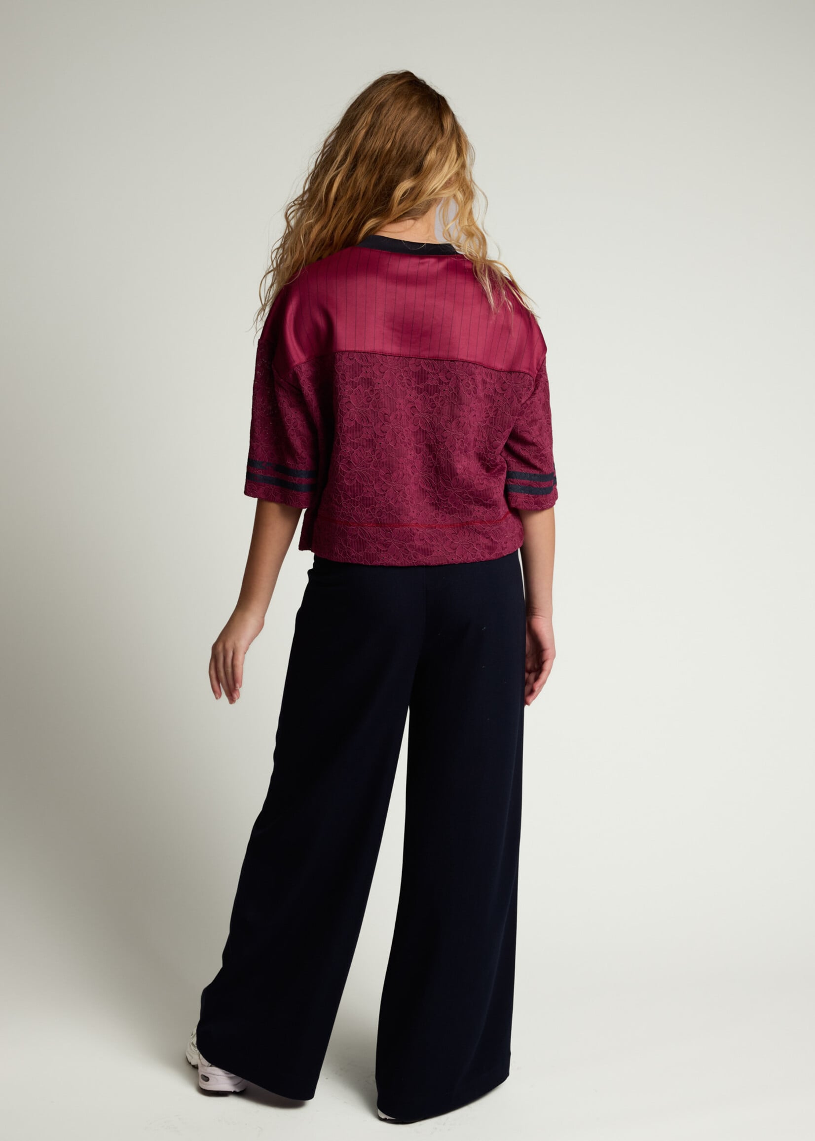 LOOXS 10sixteen LOOXS 10sixteen | 10sixteen lace Tee - Ruby red