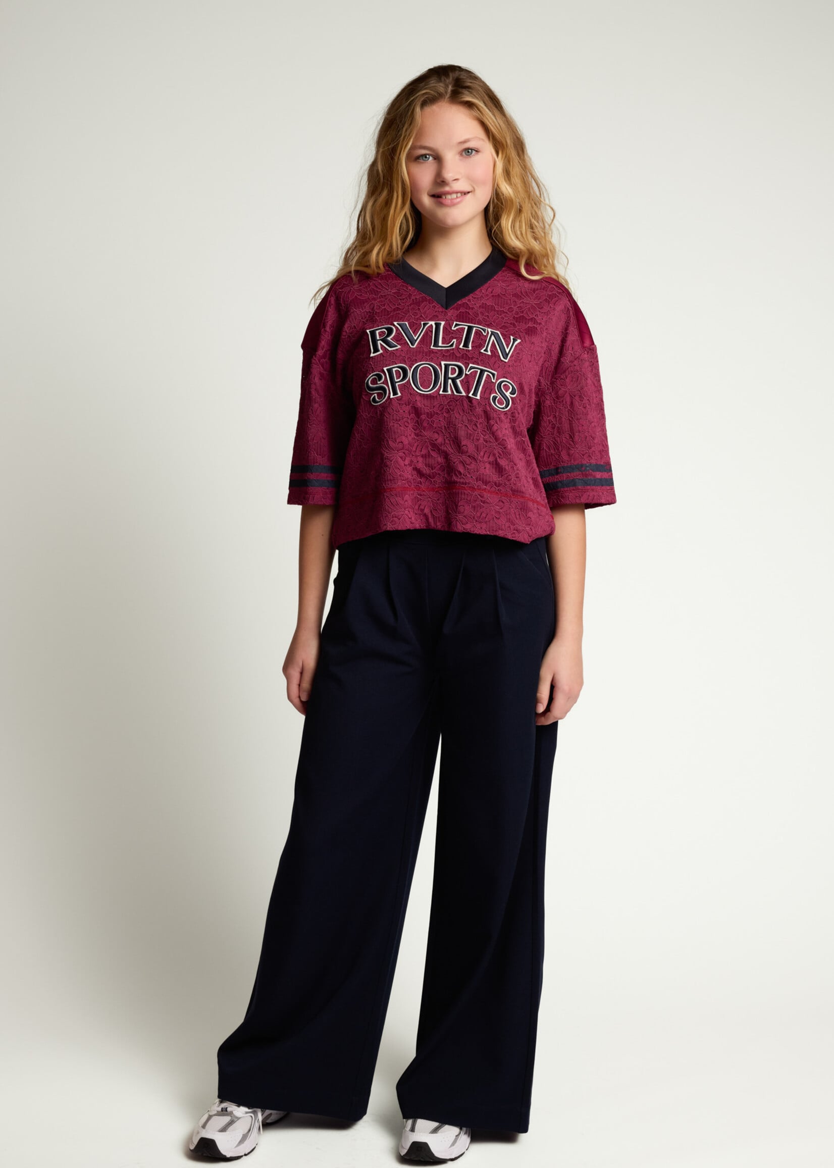 LOOXS 10sixteen LOOXS 10sixteen | 10sixteen lace Tee - Ruby red