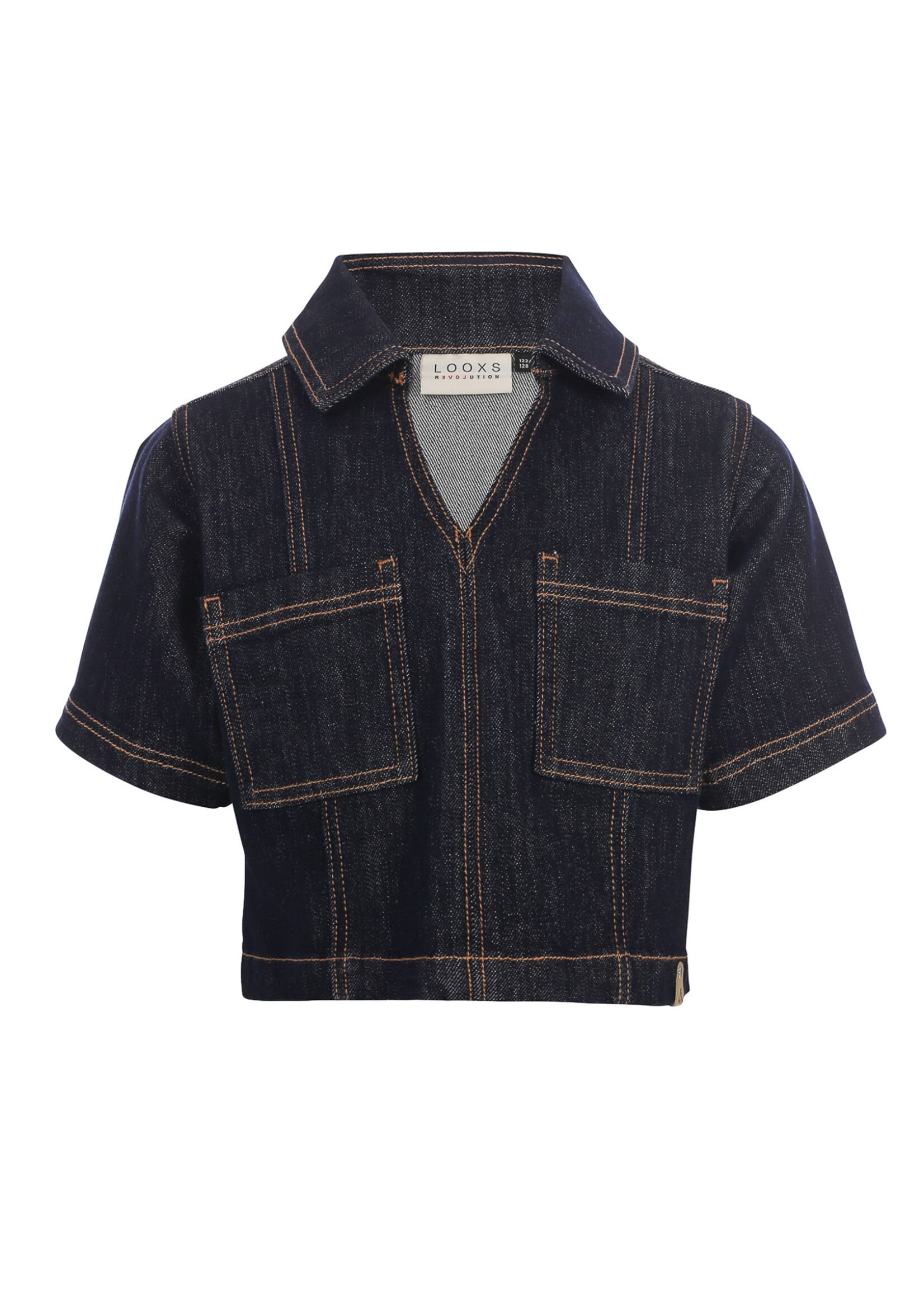 LOOXS 10sixteen LOOXS 10sixteen | 10sixteen Denim Top - Rinse wash