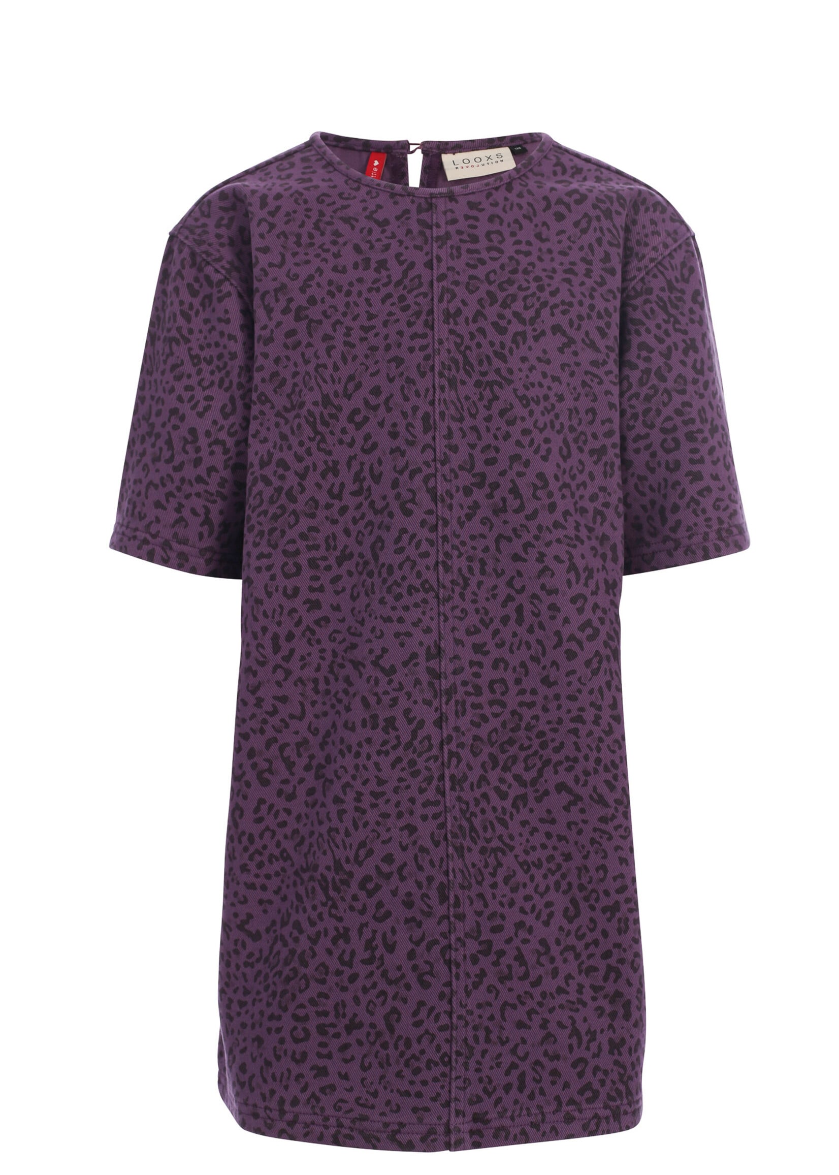 LOOXS Little LOOXS Little | Little denim dress - Purple leopard