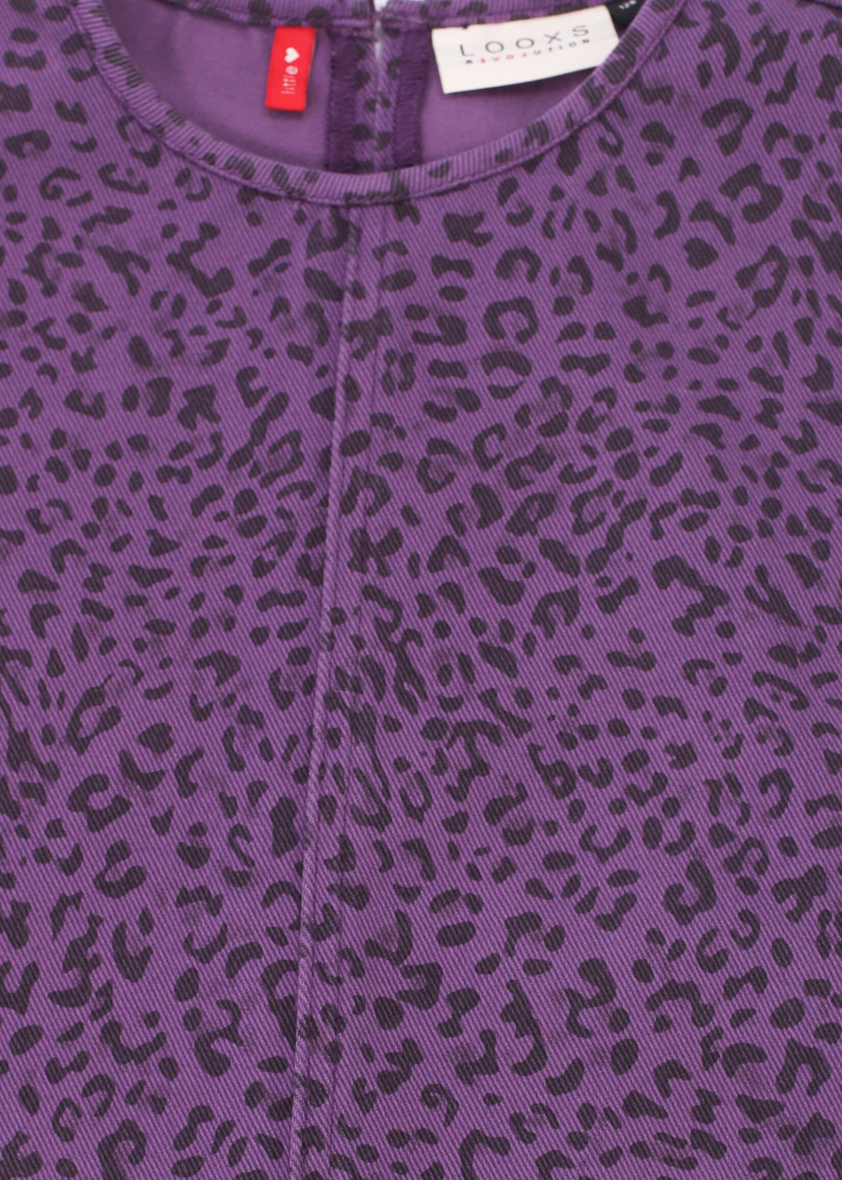 LOOXS Little LOOXS Little | Little denim dress - Purple leopard