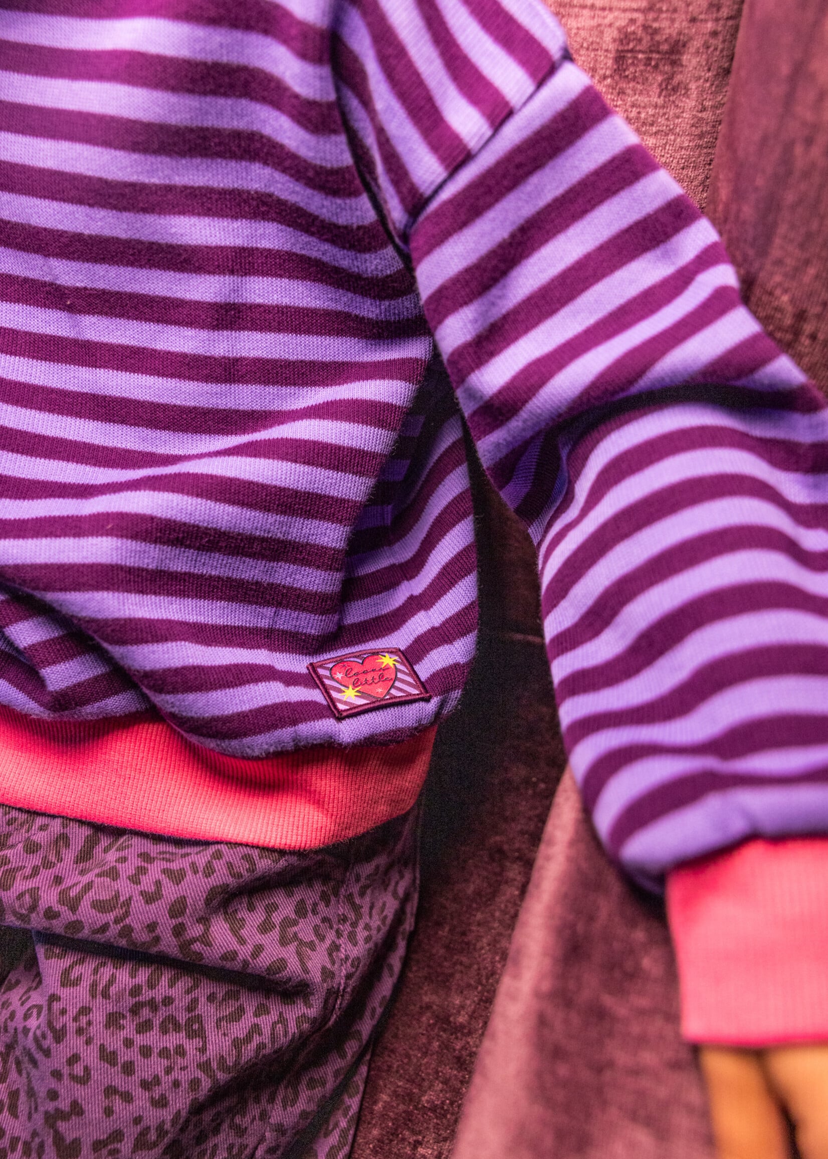 LOOXS Little LOOXS Little | Little y/d stripe sweater - Purple stripe