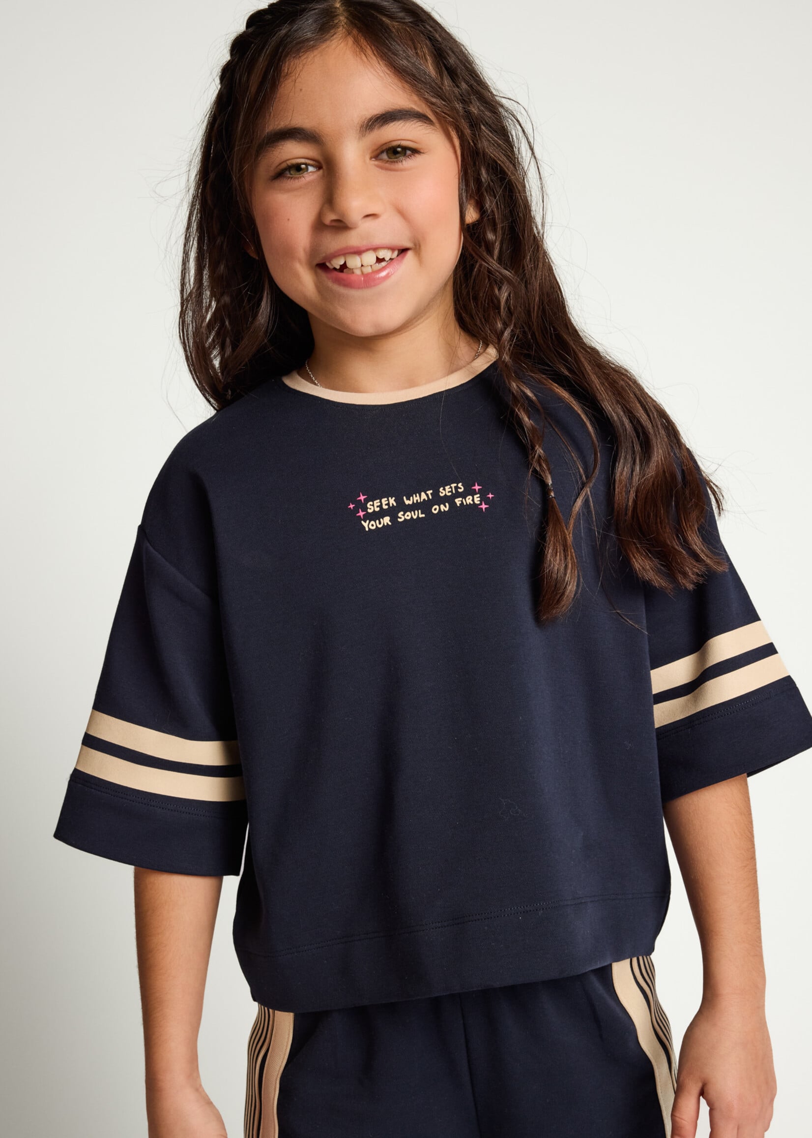 LOOXS Little LOOXS Little | Little interlock T-shirt - night blue