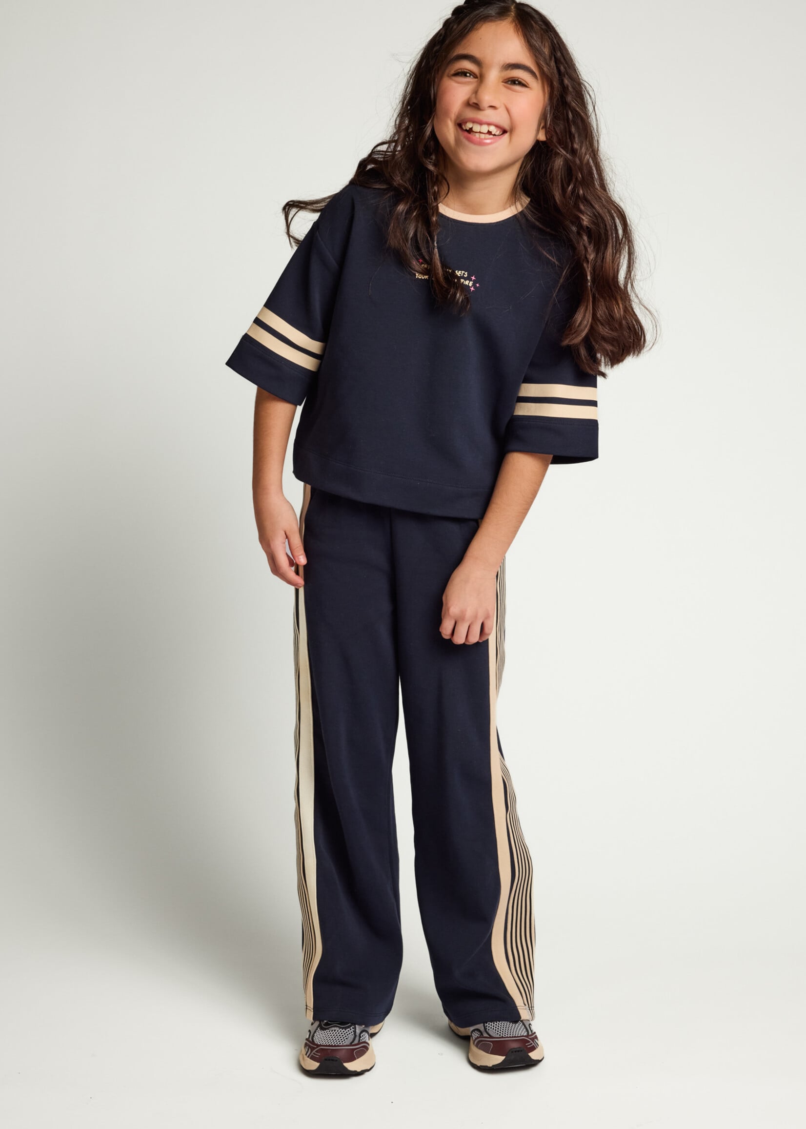 LOOXS Little LOOXS Little | Little interlock pants - night blue