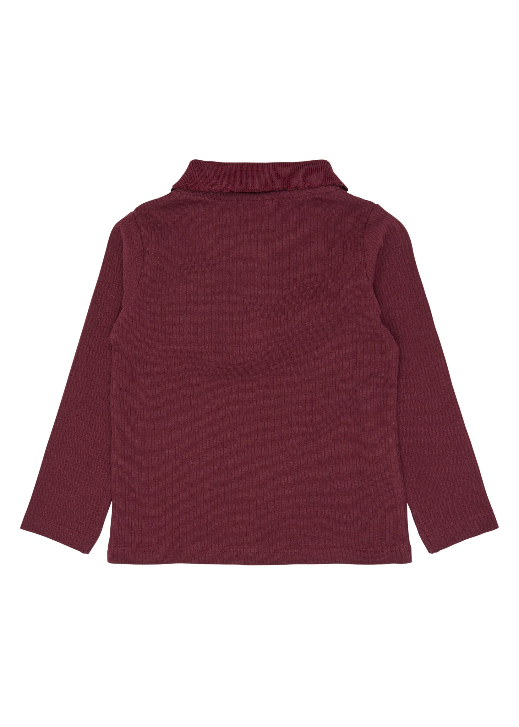 THE NEW SIBLINGS The New Siblings | TNSTVernina L_S Rib Polo – Burgundy TN