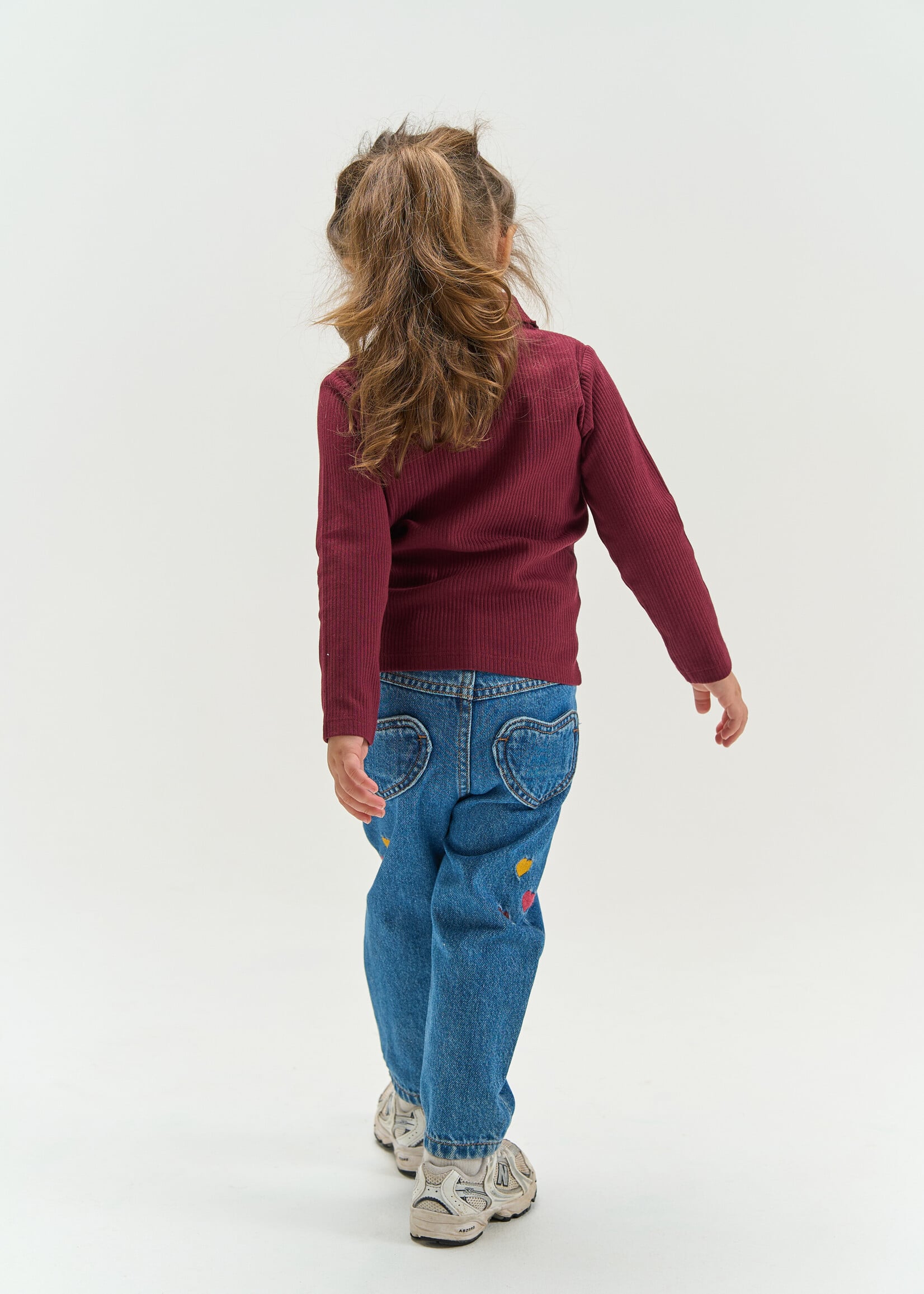 THE NEW SIBLINGS The New Siblings | TNSTVernina L_S Rib Polo – Burgundy TN
