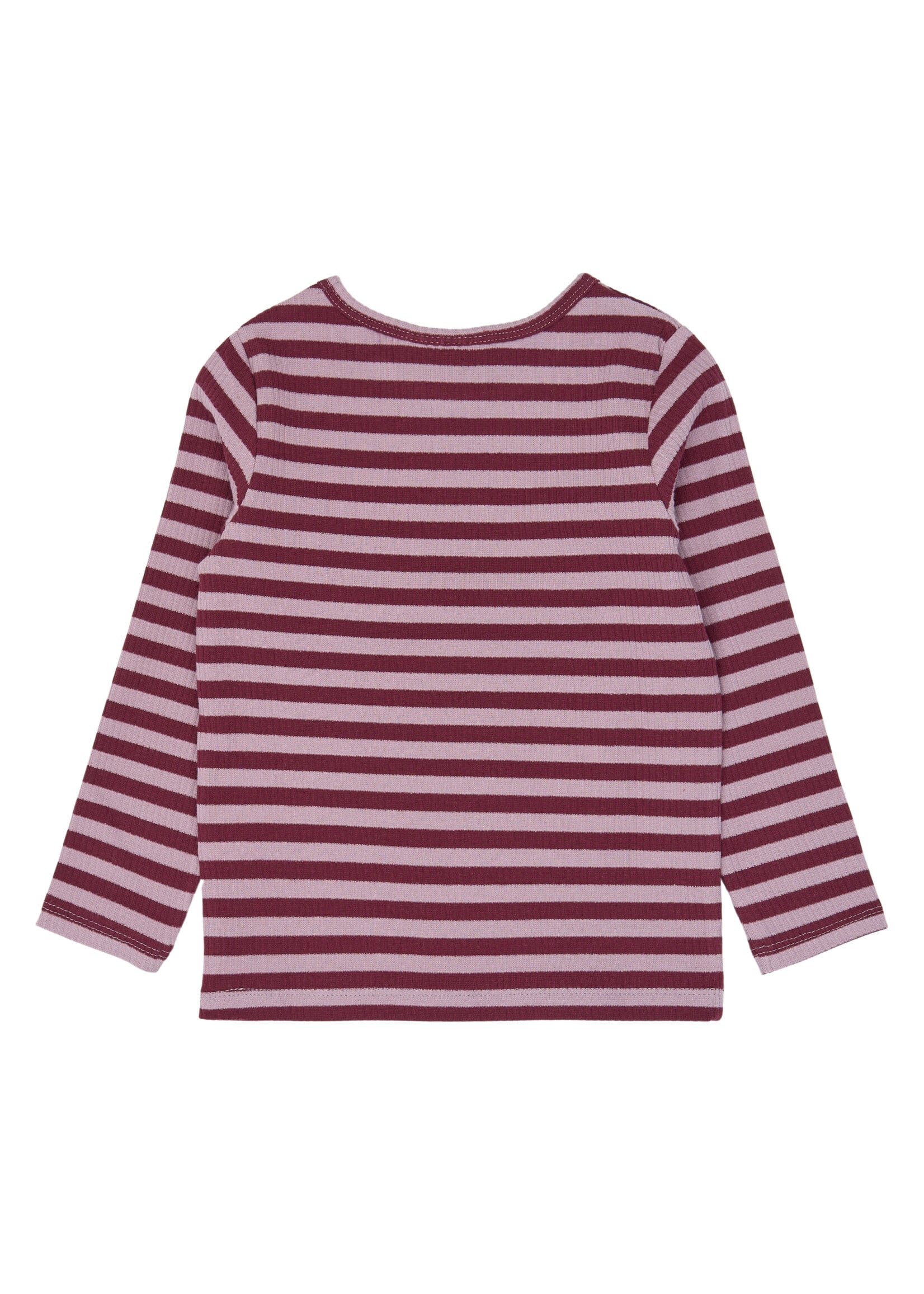 THE NEW SIBLINGS The New Siblings | TNSTFro L_S Rib Tee – Elderberry Striped TN