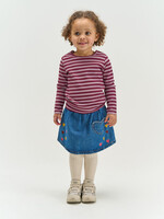 THE NEW SIBLINGS The New Siblings | TNSTFro L_S Rib Tee – Elderberry Striped TN