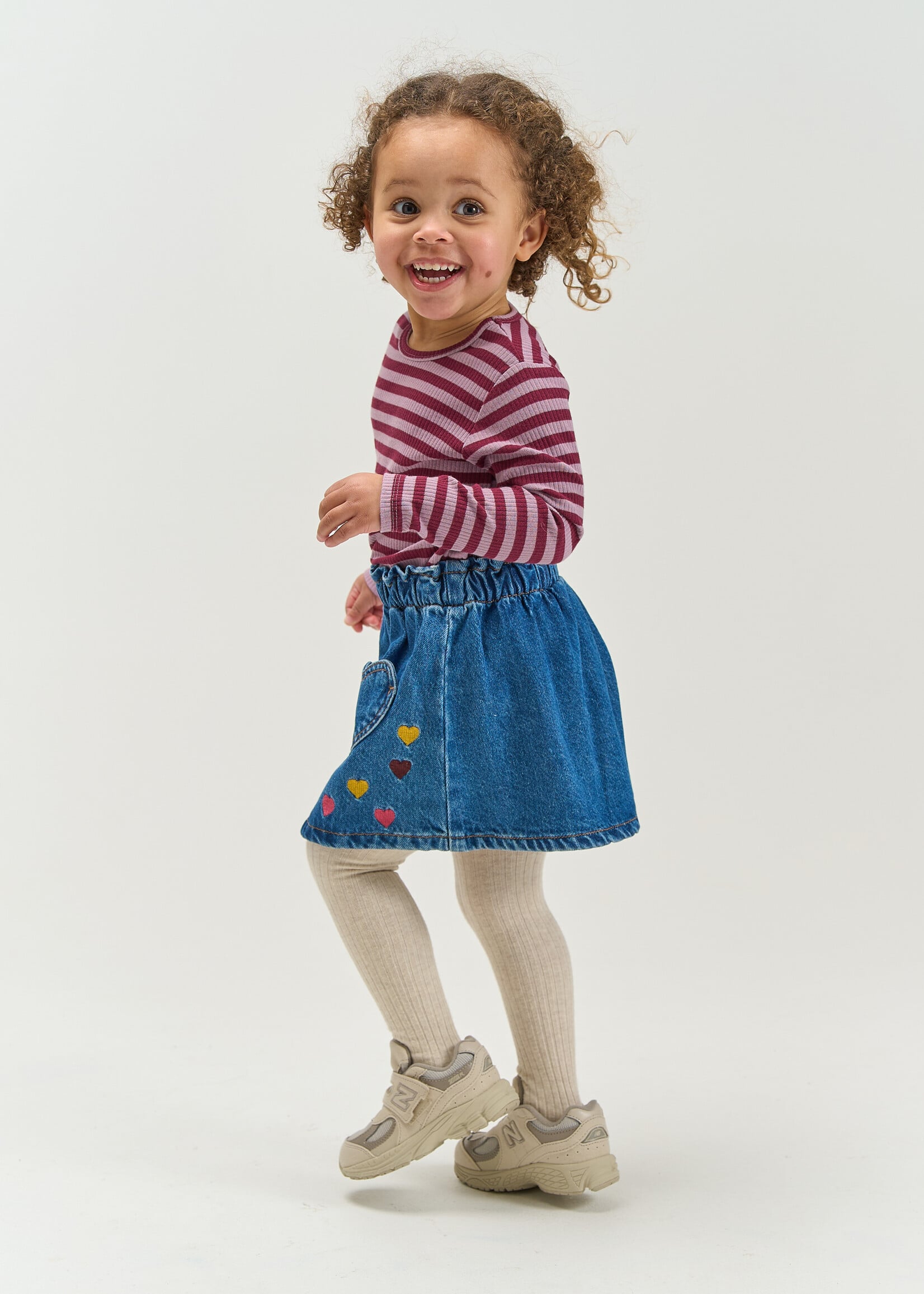 THE NEW SIBLINGS The New Siblings | TNSTFro L_S Rib Tee – Elderberry Striped TN