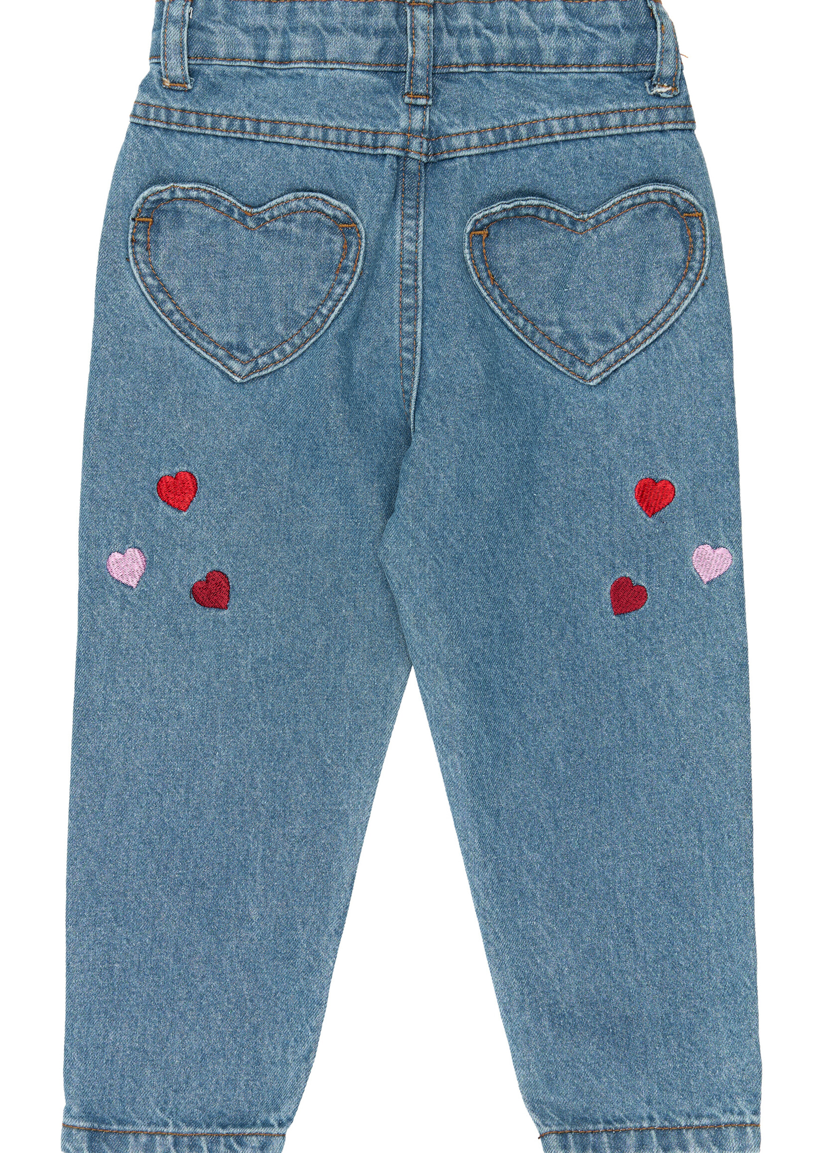 THE NEW SIBLINGS The New Siblings | TNSTValora Mom Fit Jeans – Light Blue Denim EMB