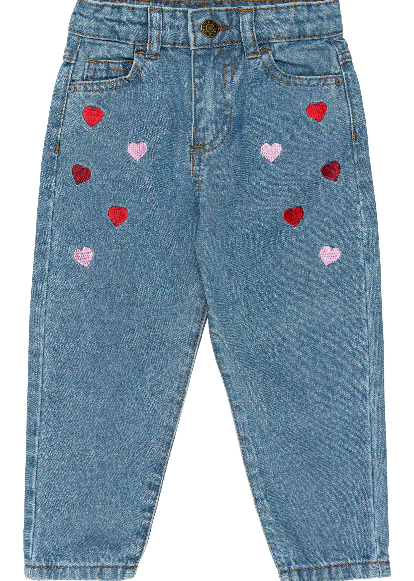 THE NEW SIBLINGS The New Siblings | TNSTValora Mom Fit Jeans – Light Blue Denim EMB