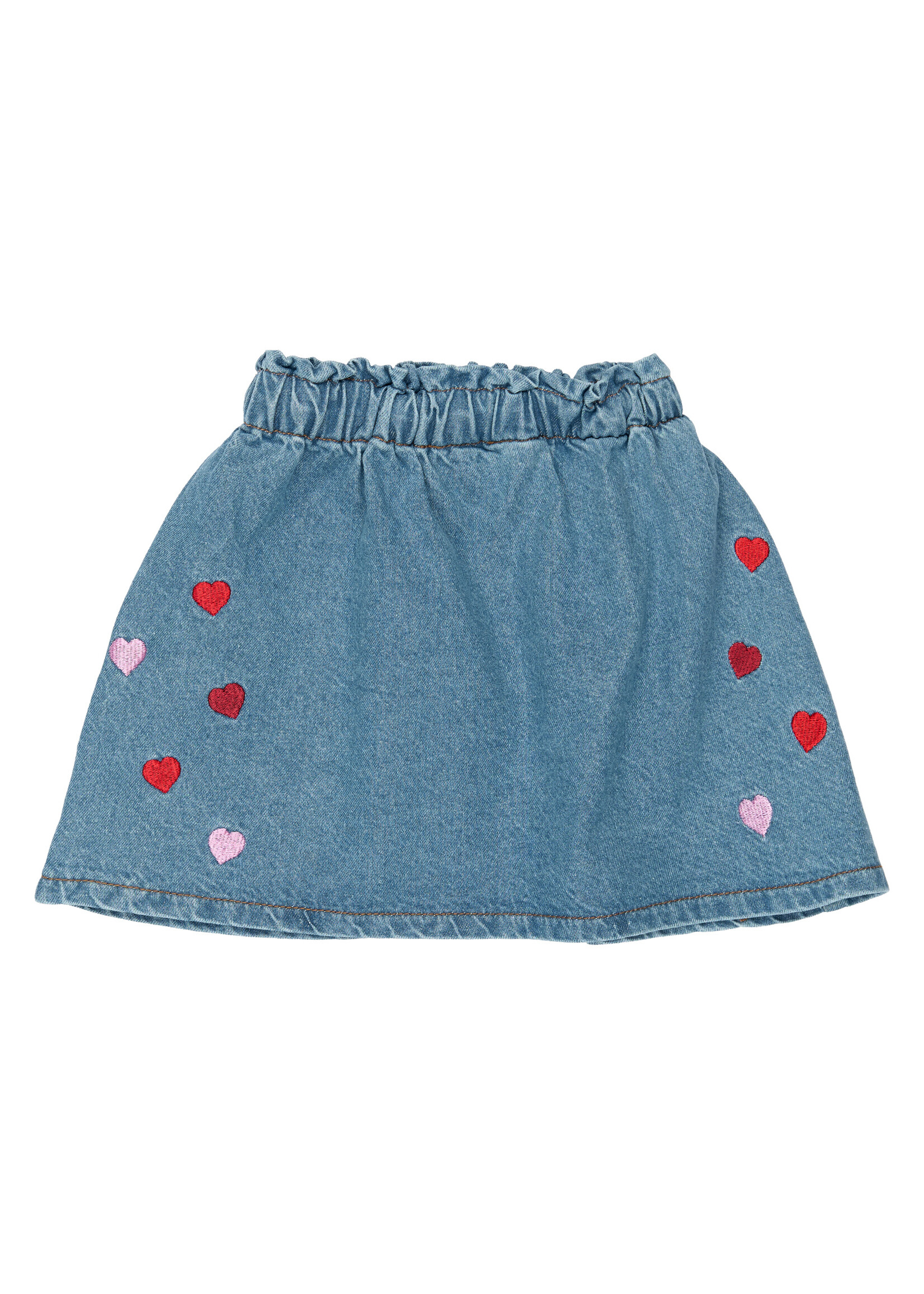THE NEW SIBLINGS The New Siblings | TNSTValora Denim Skirt – Light Blue Denim EMB