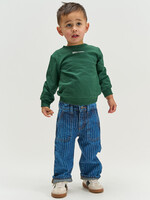 THE NEW SIBLINGS The New Siblings | TNSTVilfredo Baggy Fit Worker Jeans – Medium Blue Denim AOP