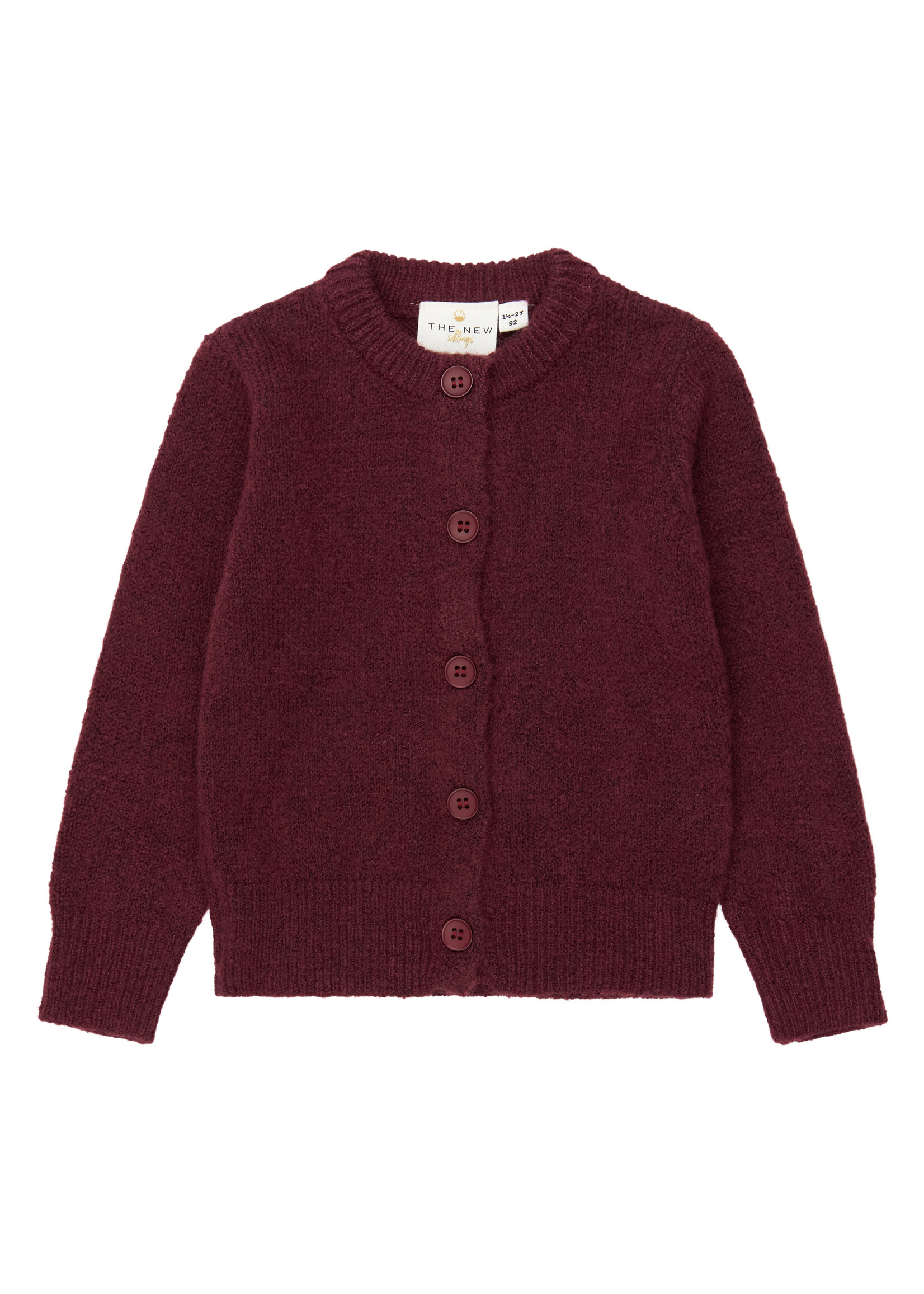 THE NEW SIBLINGS The New Siblings | TNSTVeri Knit Cardigan – Burgundy TN