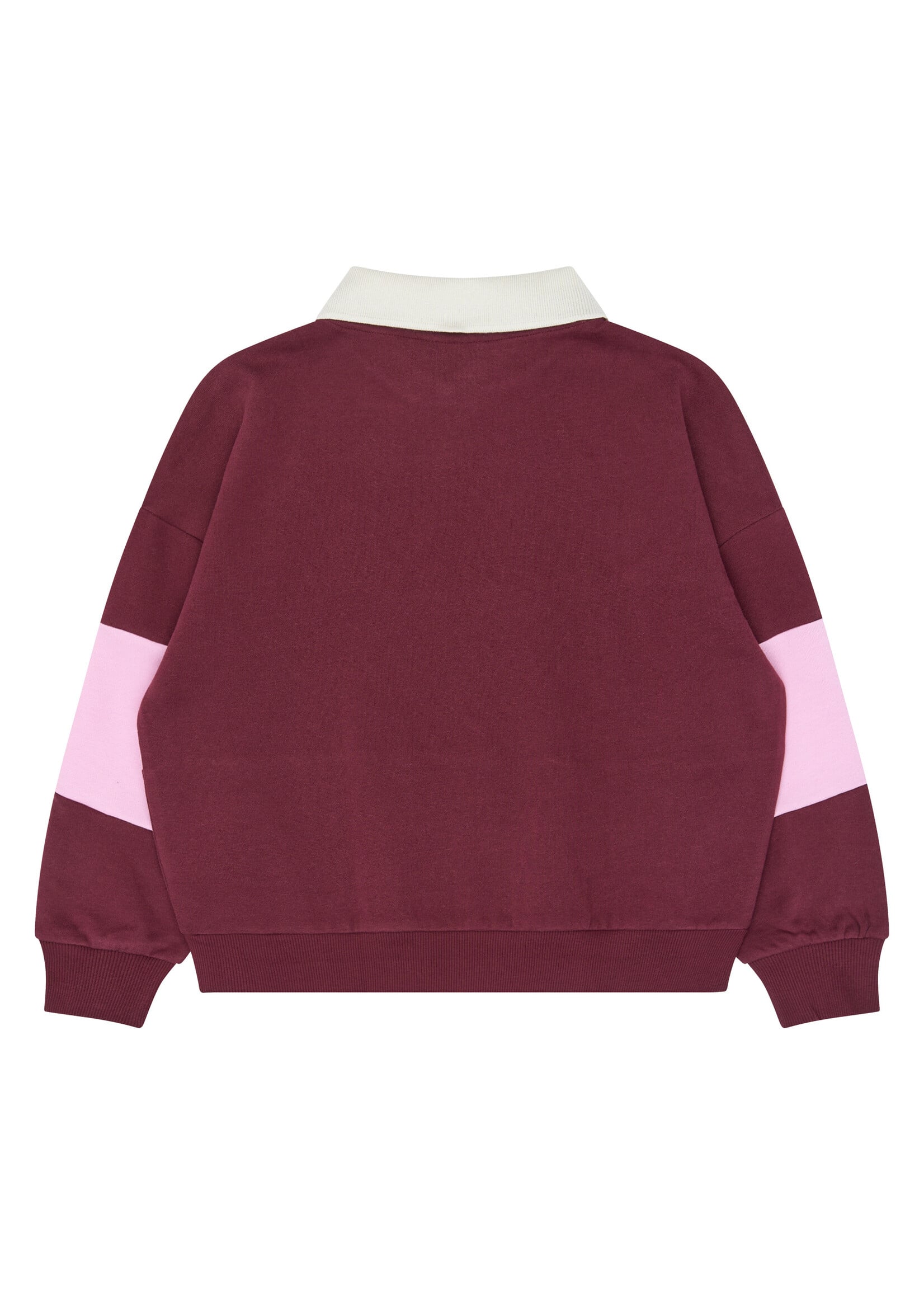 THE NEW The New | TNVaniza OS Polo Sweatshirt – Burgundy TN