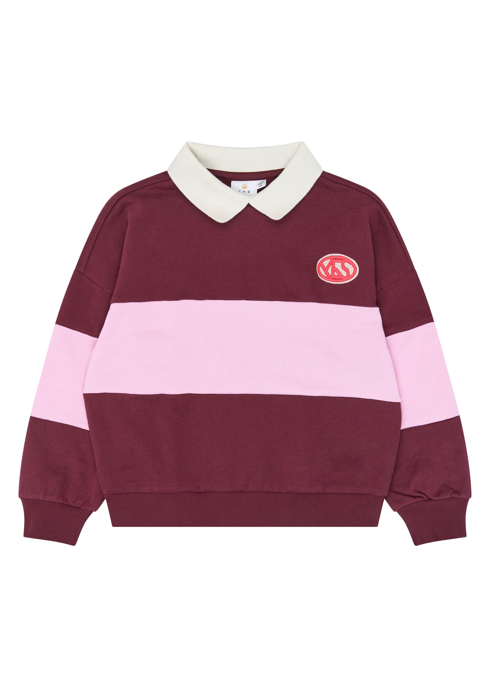 THE NEW The New | TNVaniza OS Polo Sweatshirt – Burgundy TN