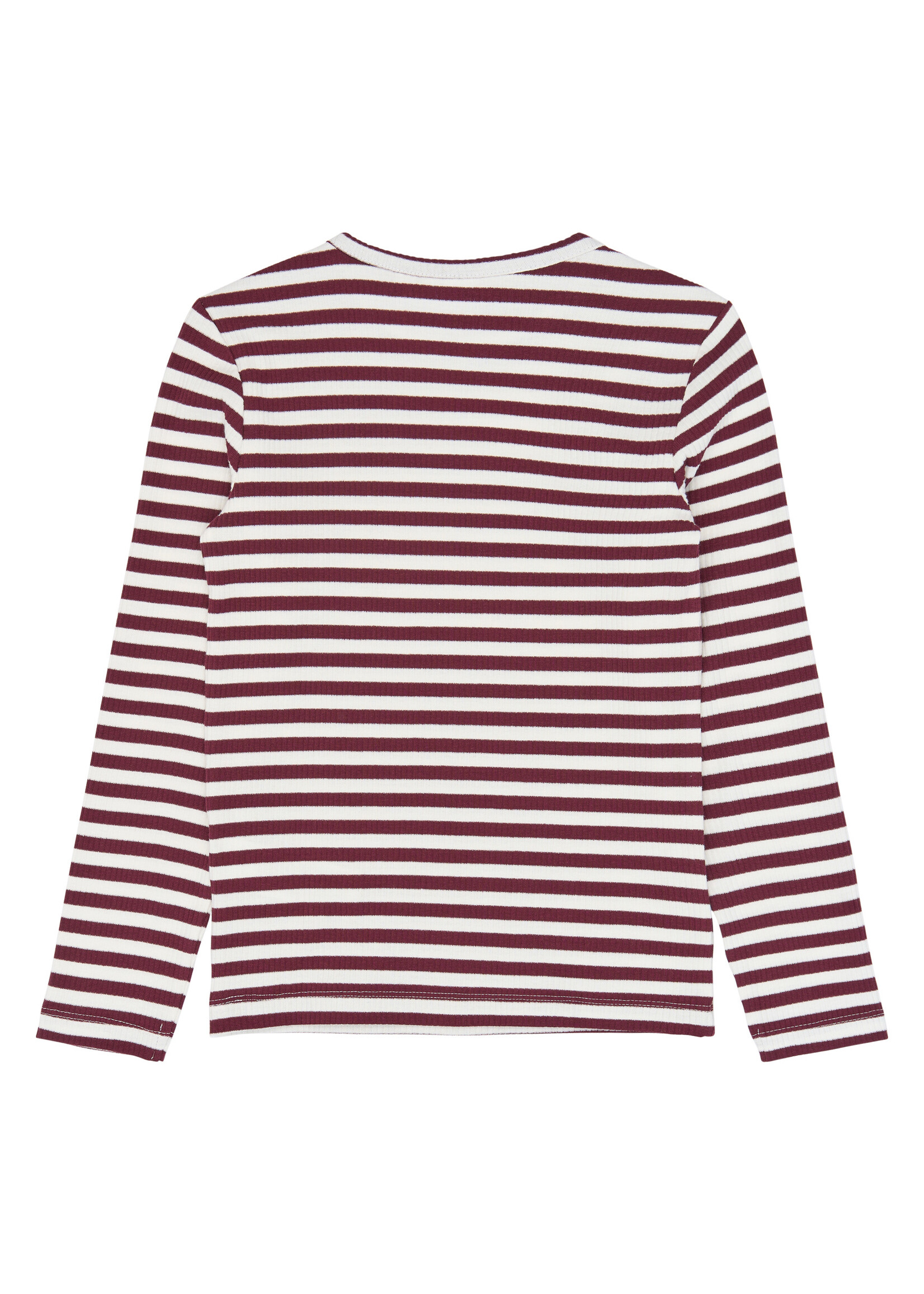 THE NEW The New | TNMoore L_S Rib Tee – Gardenia Striped