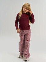 THE NEW The New | TNVarena L_S Rib Polo – Burgundy TN