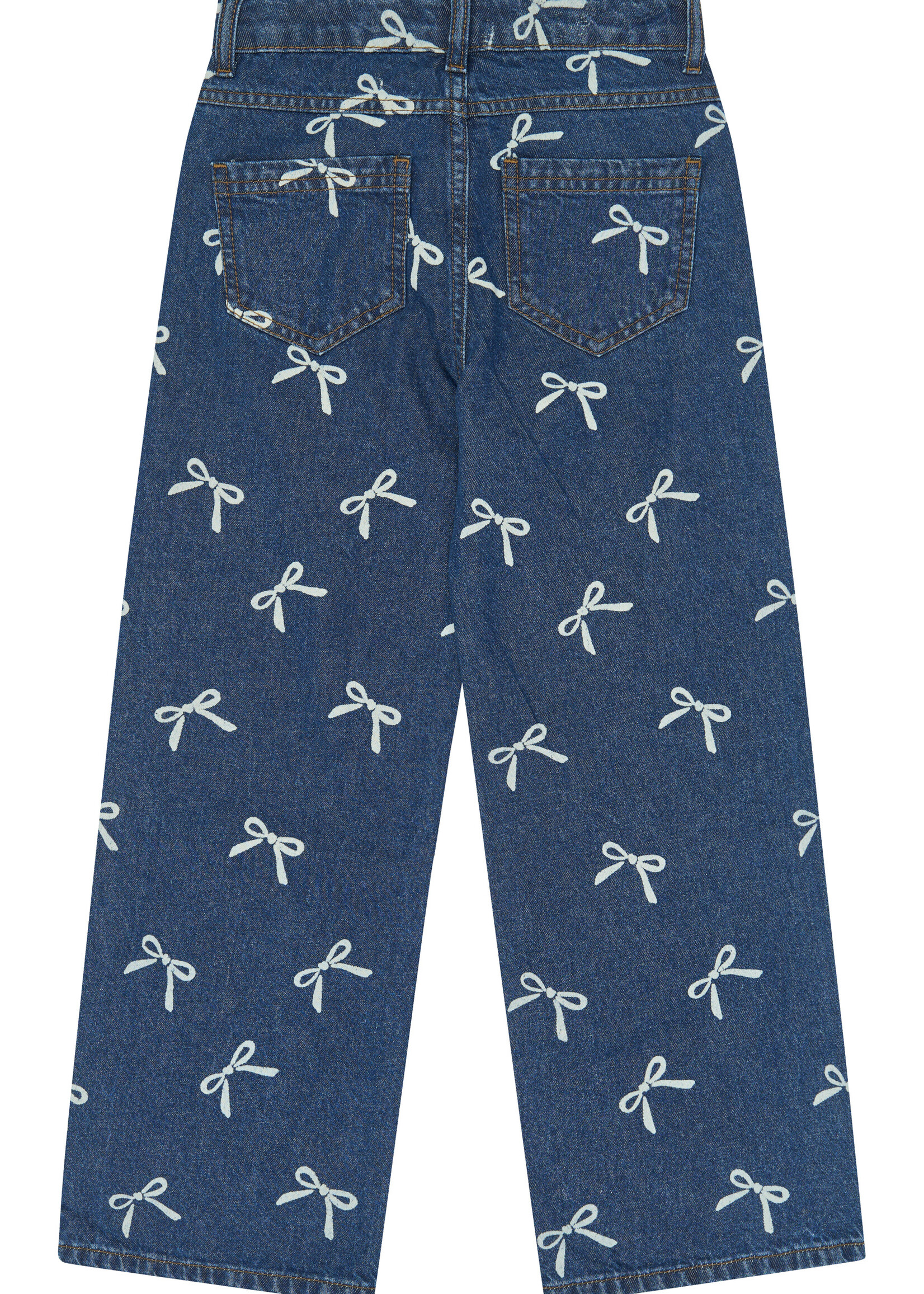 THE NEW The New | TNVirginia Wide Fit Jeans – Medium Blue Denim AOP
