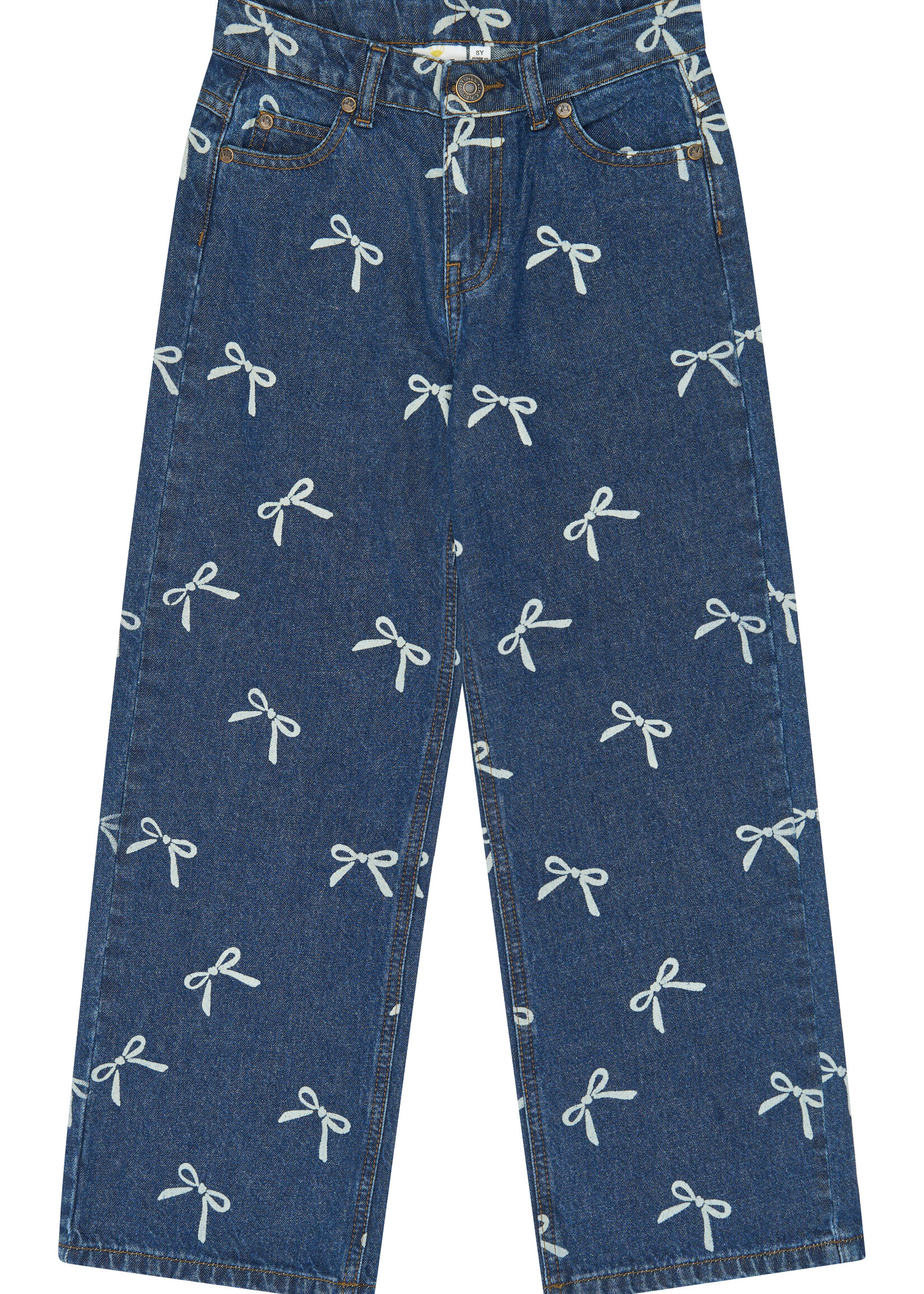 THE NEW The New | TNVirginia Wide Fit Jeans – Medium Blue Denim AOP