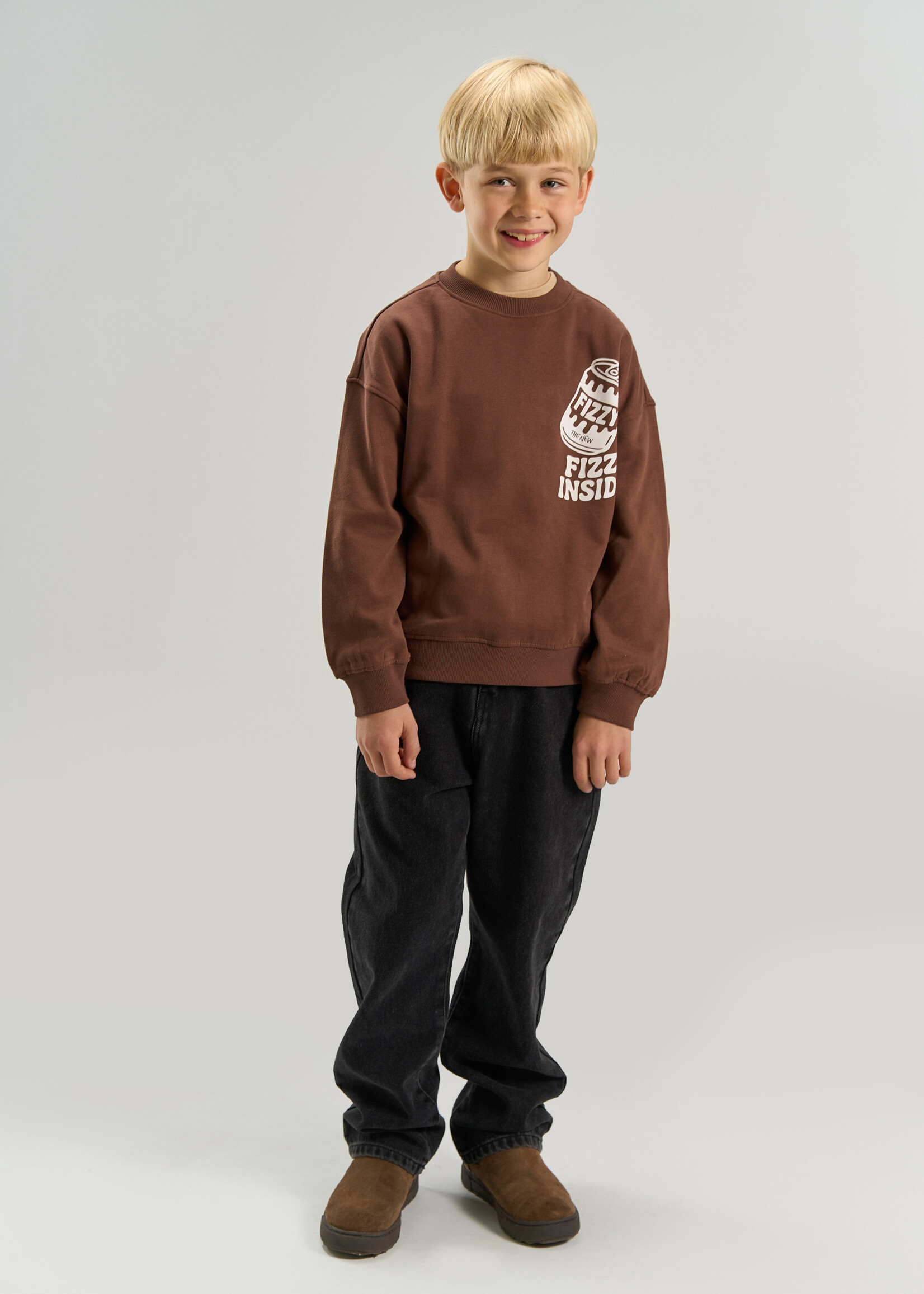 THE NEW The New | TNValentino OS Sweatshirt – Chestnut