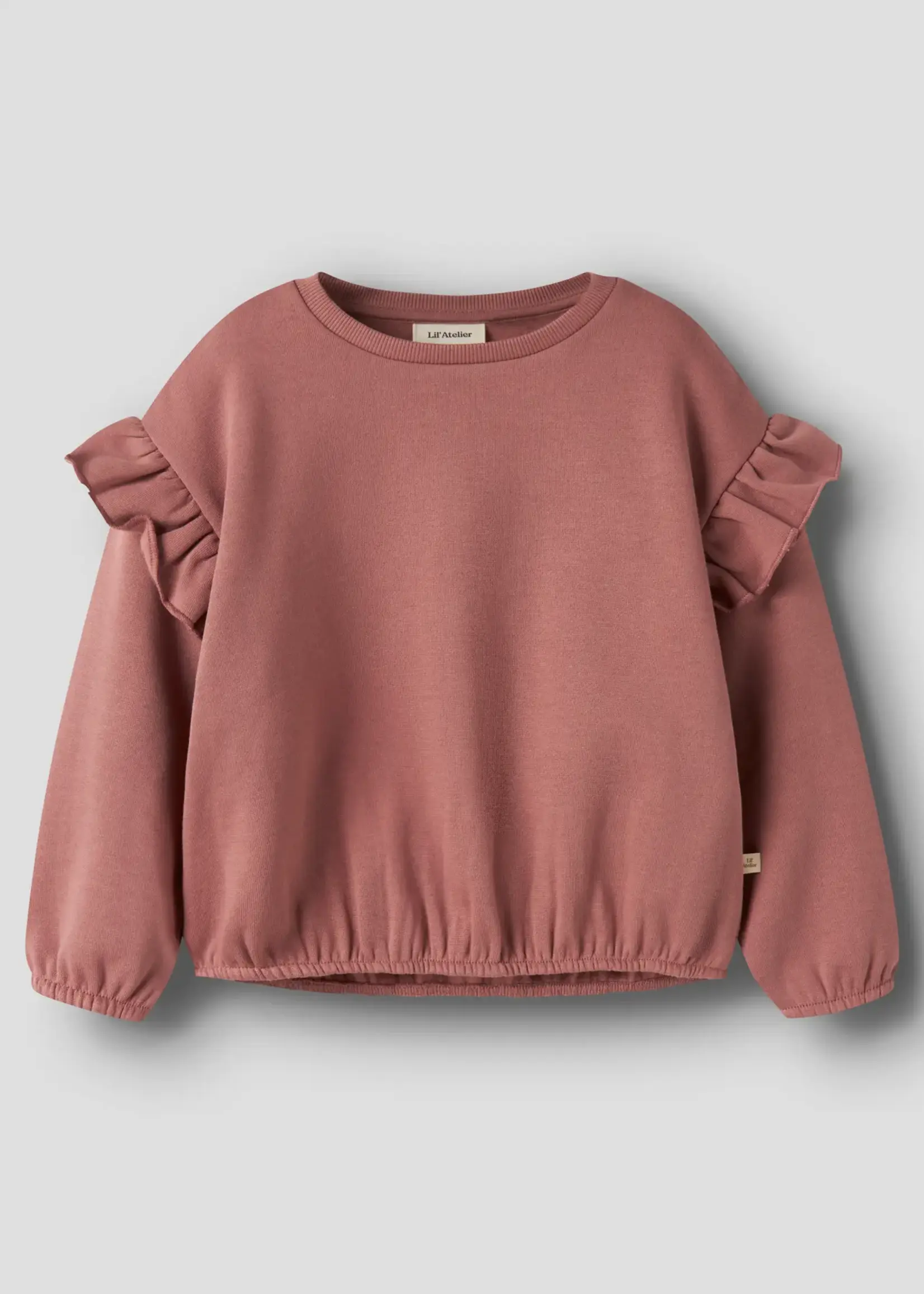 Lil’ Atelier Lil'Atelier | NMFKILANO ls loose sweat bru lil - Withered Rose