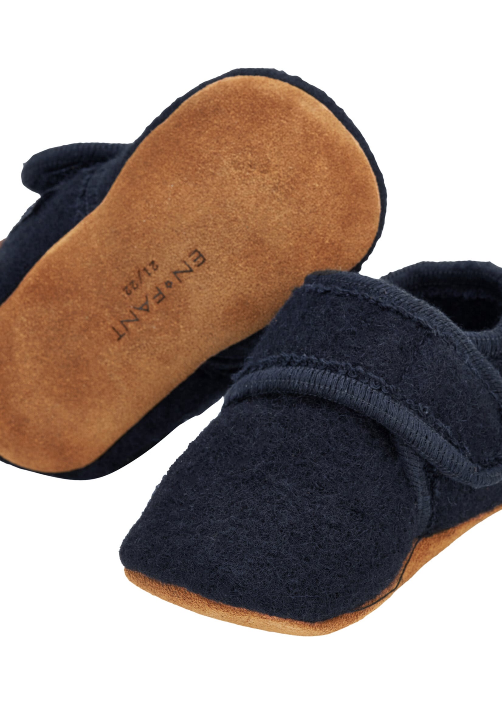 En Fant En Fant | Baby Wool slippers – Dark Navy