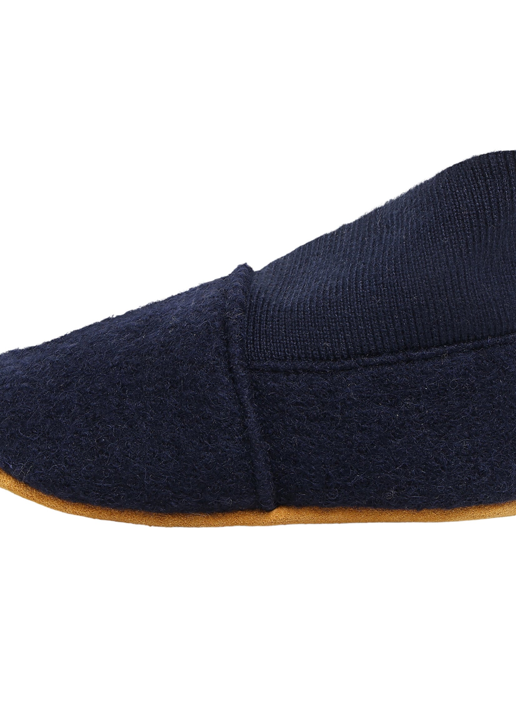 En Fant En Fant | Wool Slippers w. Rib – Dark Navy