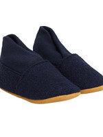 En Fant En Fant | Wool Slippers w. Rib – Dark Navy