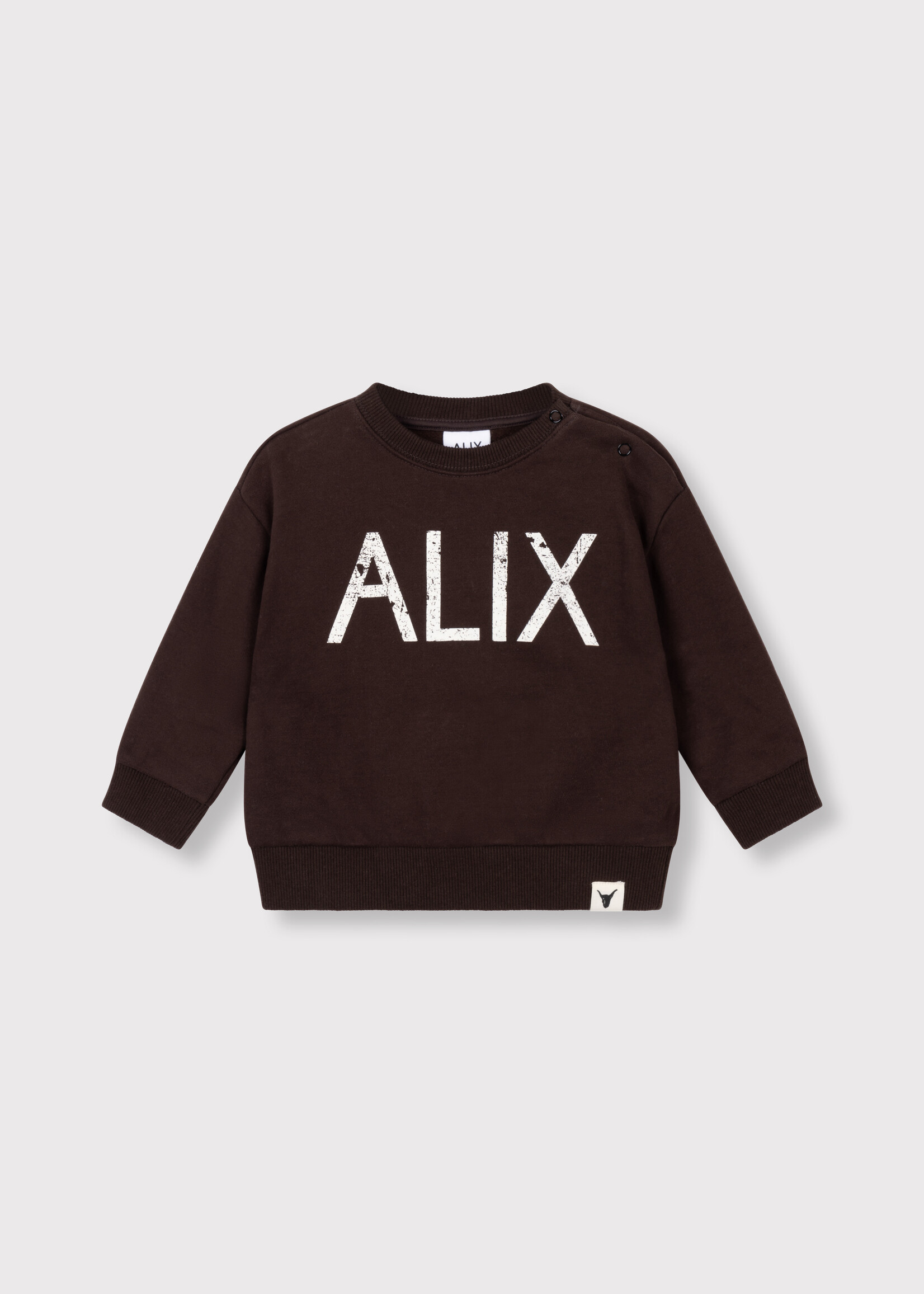 Alix The Label Alix The Label | Kids knitted world tour sweater - Warm brown