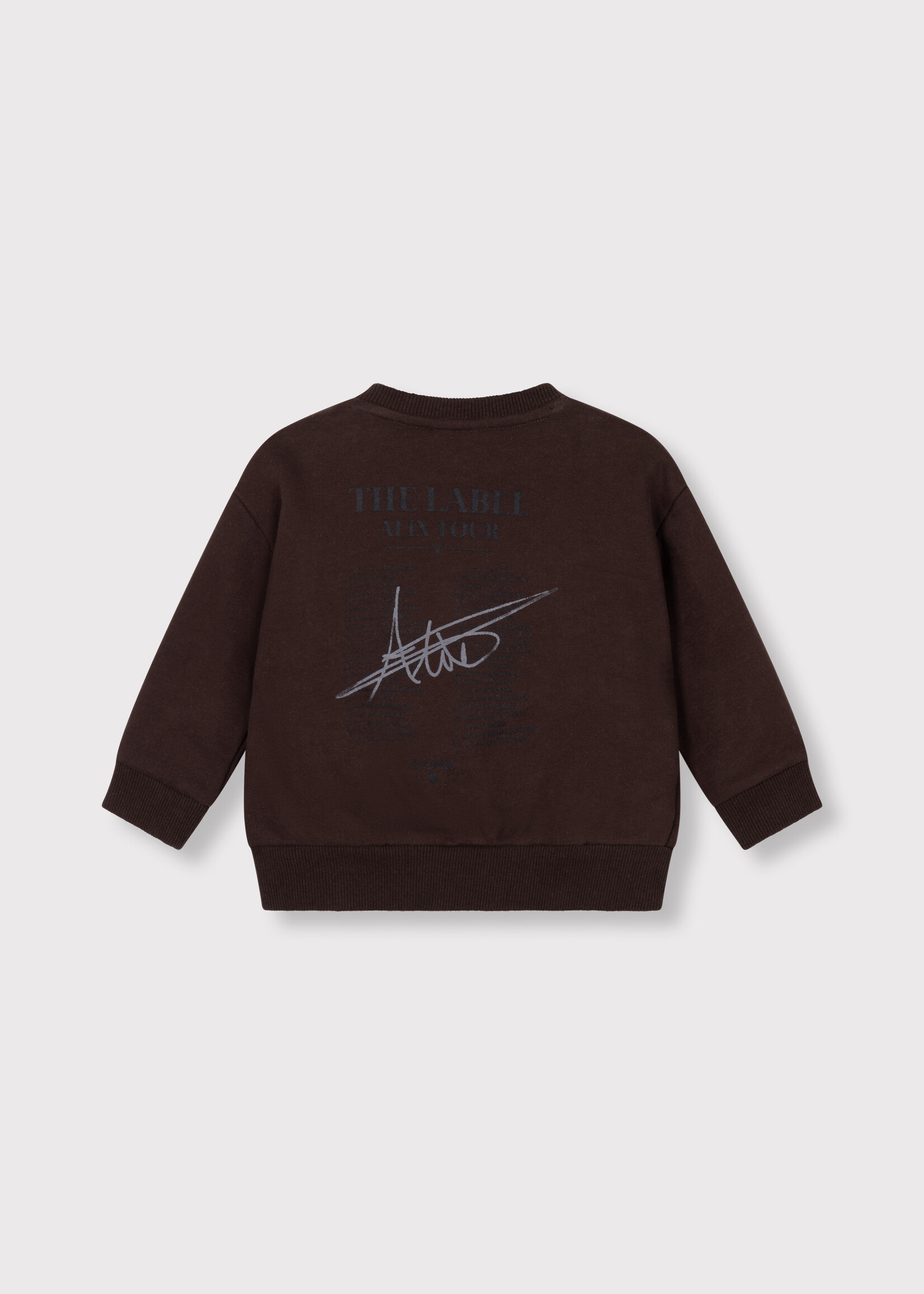 Alix The Label Alix The Label | Kids knitted world tour sweater - Warm brown