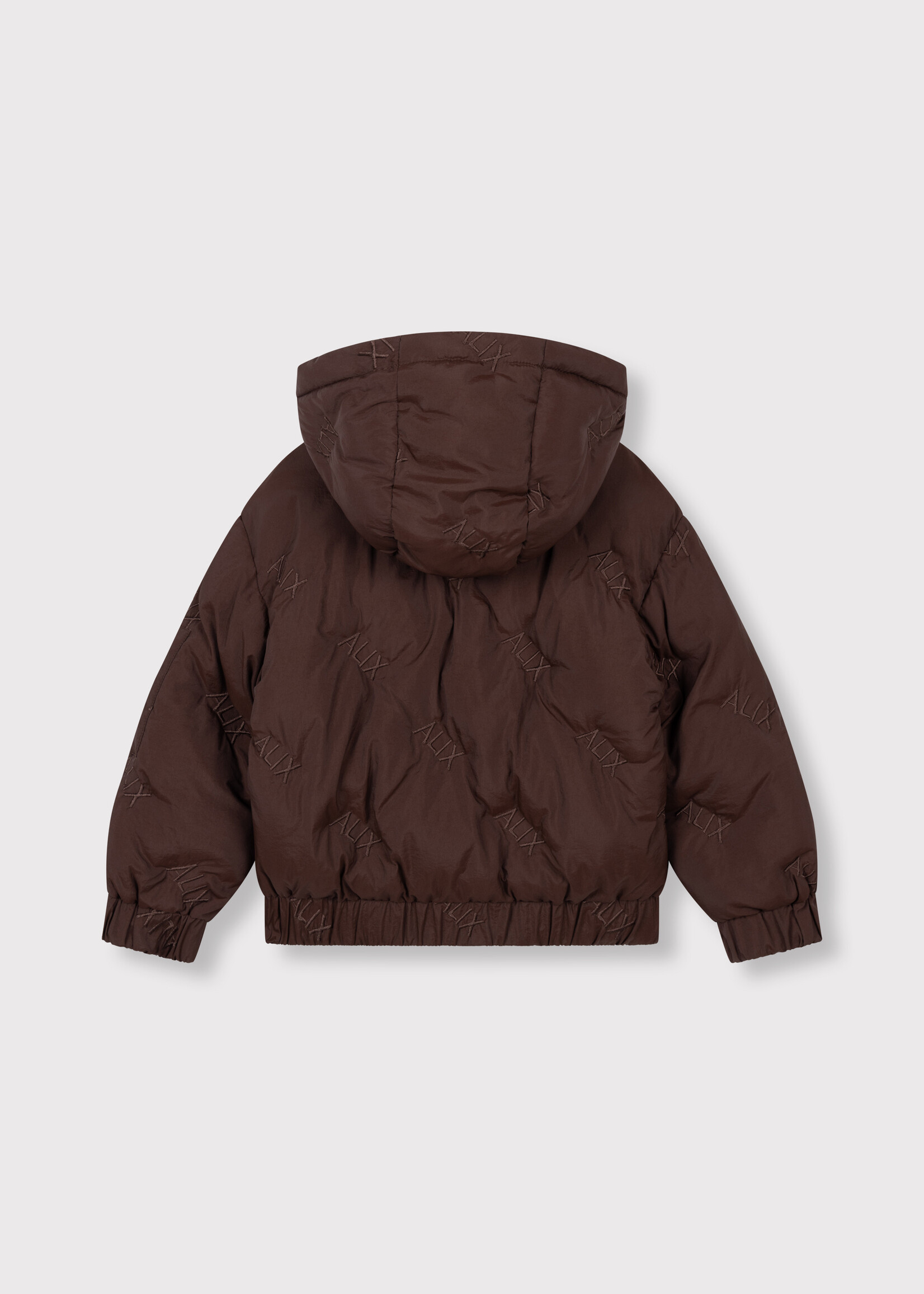 Alix The Label Alix The Label | kids woven Alix quilted coat - Warm brown