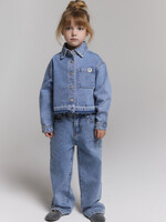Alix The Label Alix The Label | Kids woven flowy denim pants - Mid denim blue