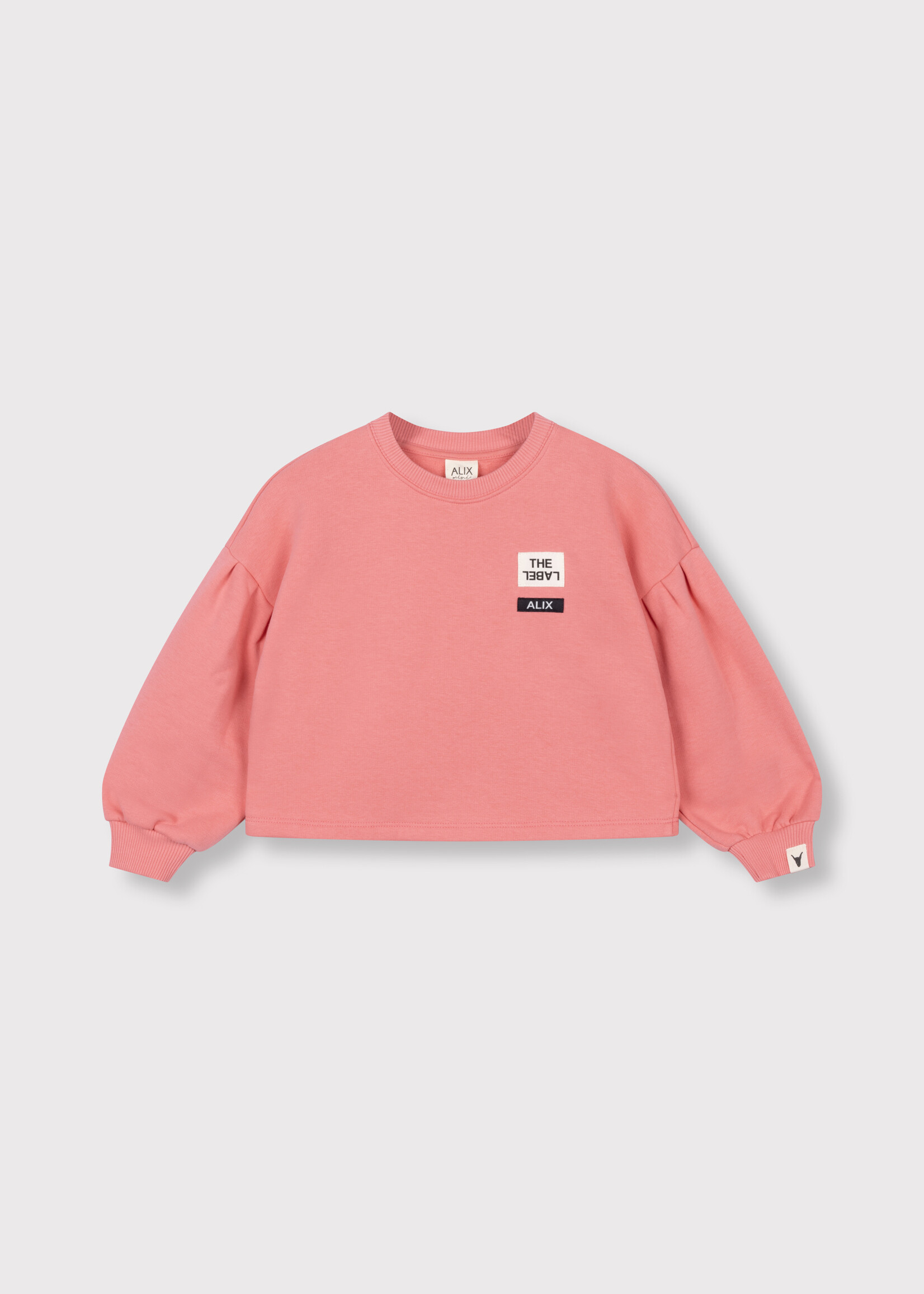 Alix The Label Alix The Label | Kids knitted cropped sweater - Bright coral