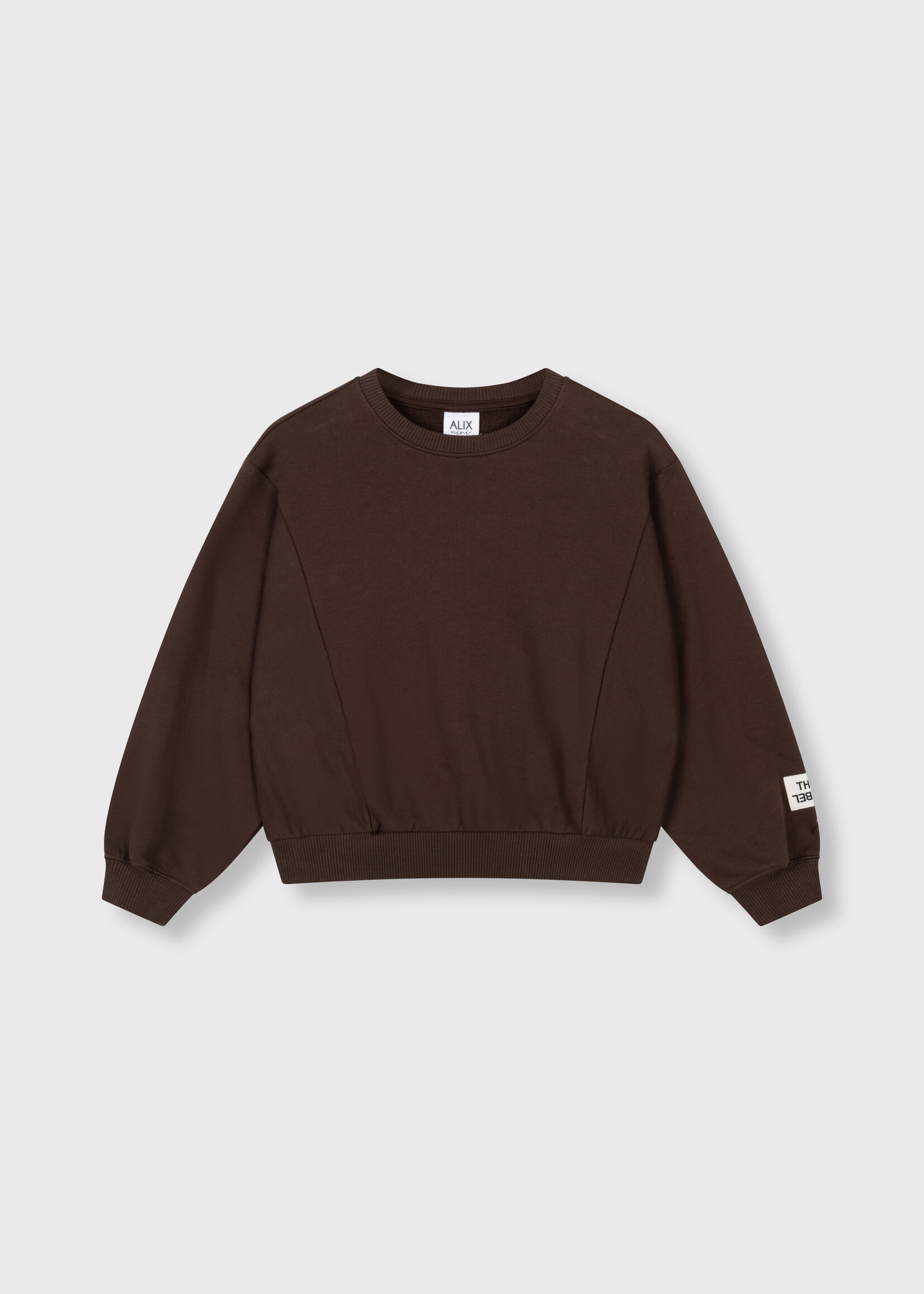 Alix The Label Alix The Label | Kids knitted batwing sweater - Warm brown